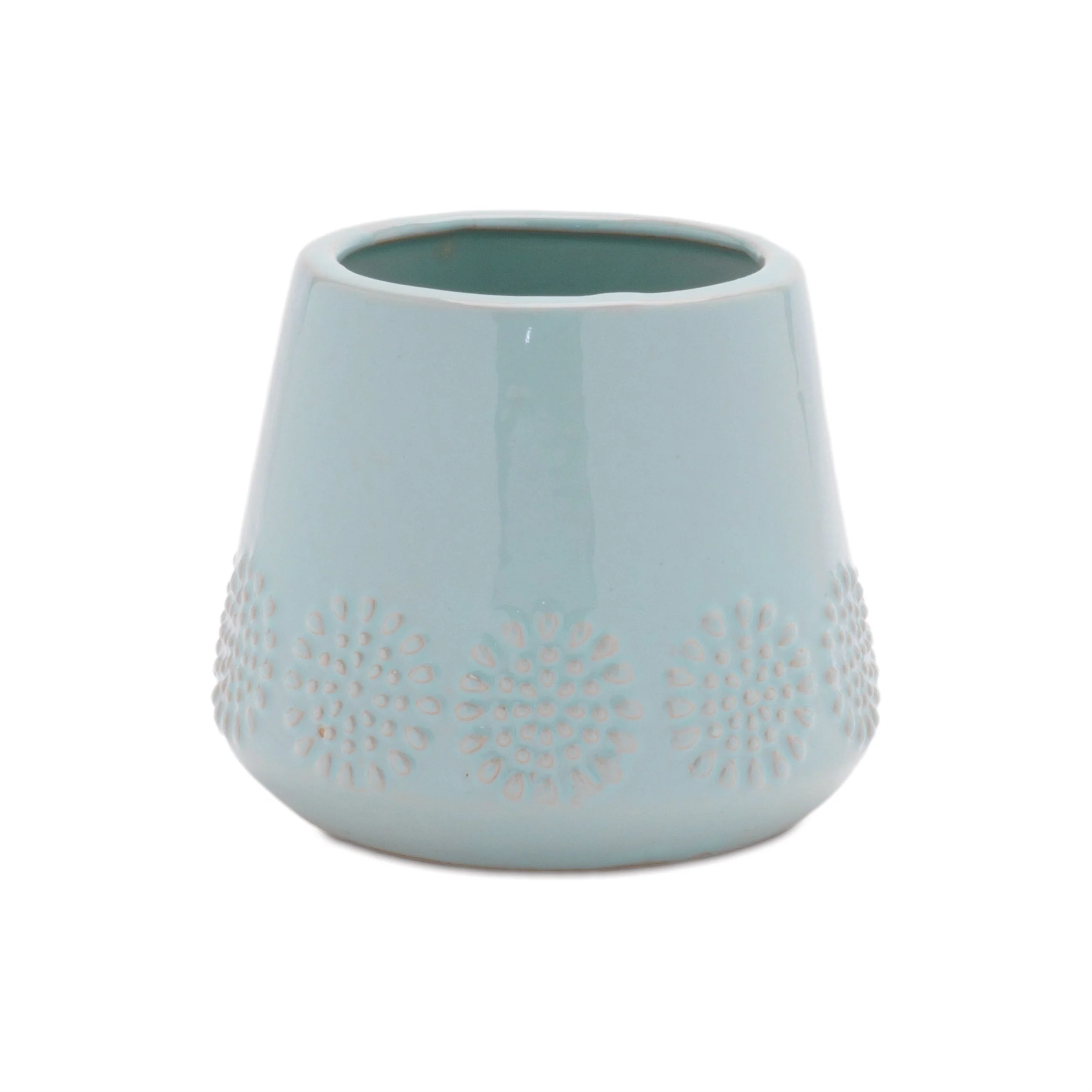 Ceramic Starburst Pattern Planter (Set of 2) - Image 3