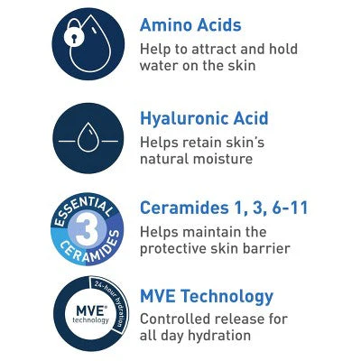 CeraVe Hydrating Cream-to-Foam Face Wash with Hyaluronic Acid 16 fl oz - New - Image 6