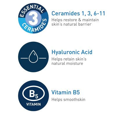 CeraVe Hydrating Hyaluronic Acid Face Serum 1 fl oz - Imperfect Box - Image 3