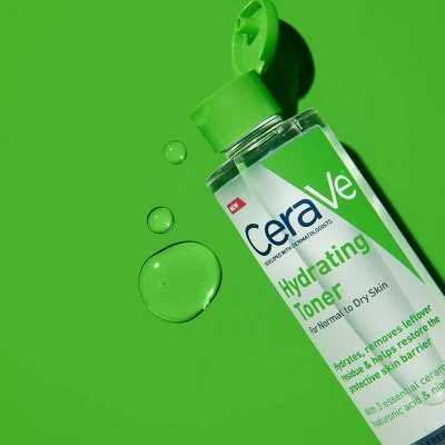 CeraVe Hydrating Toner Alcohol Free Facial Toner for Normal to Dry Skin 6.8 fl oz - Imperfect Container - Image 8
