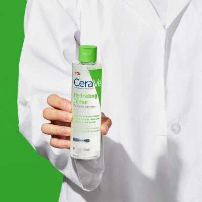 CeraVe Hydrating Toner Alcohol Free Facial Toner for Normal to Dry Skin 6.8 fl oz - Imperfect Container - Image 9