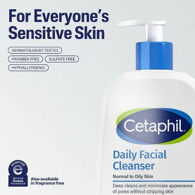 Cetaphil Daily Facial Cleanser 20 fl oz - New - Image 8