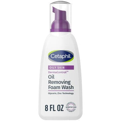 Cetaphil Pro Oil Removing Foam Face Wash Unscented 8oz - New