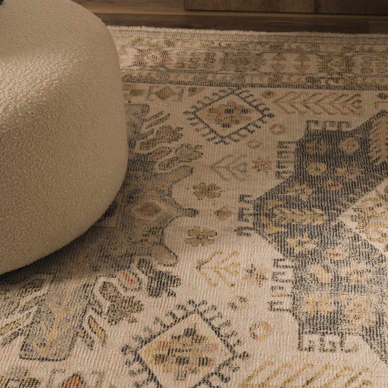 Chaela Ivory & Olive Area Rug - Image 13