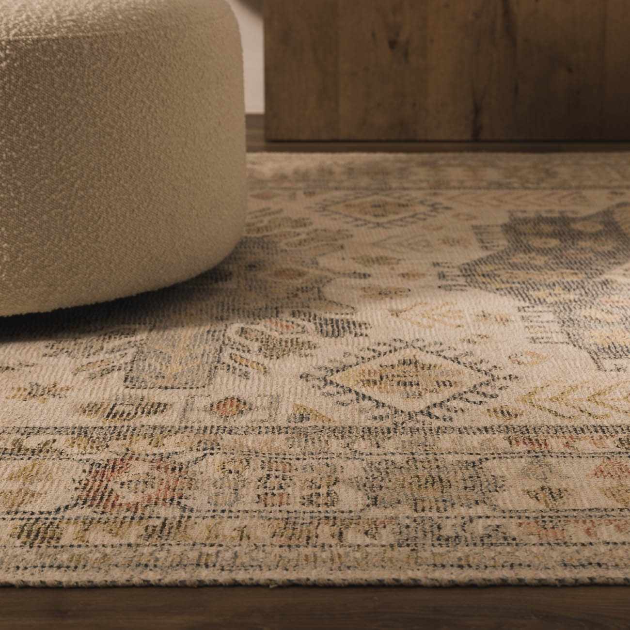 Chaela Ivory & Olive Area Rug - Image 14