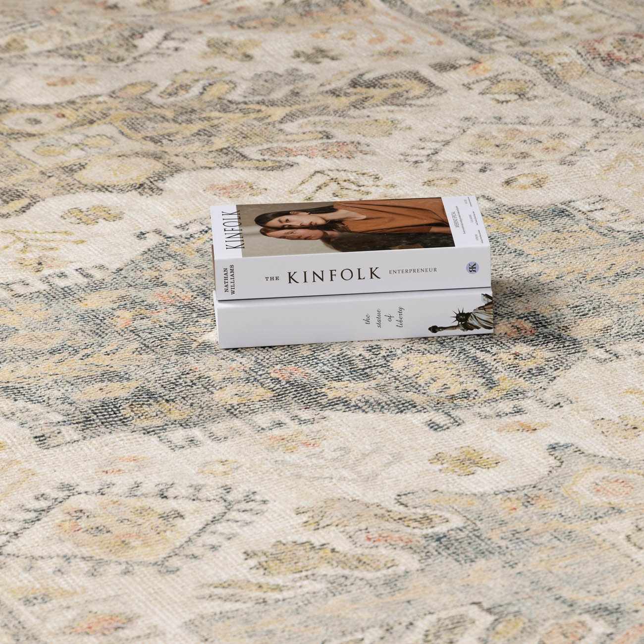 Chaela Ivory & Olive Area Rug - Image 16