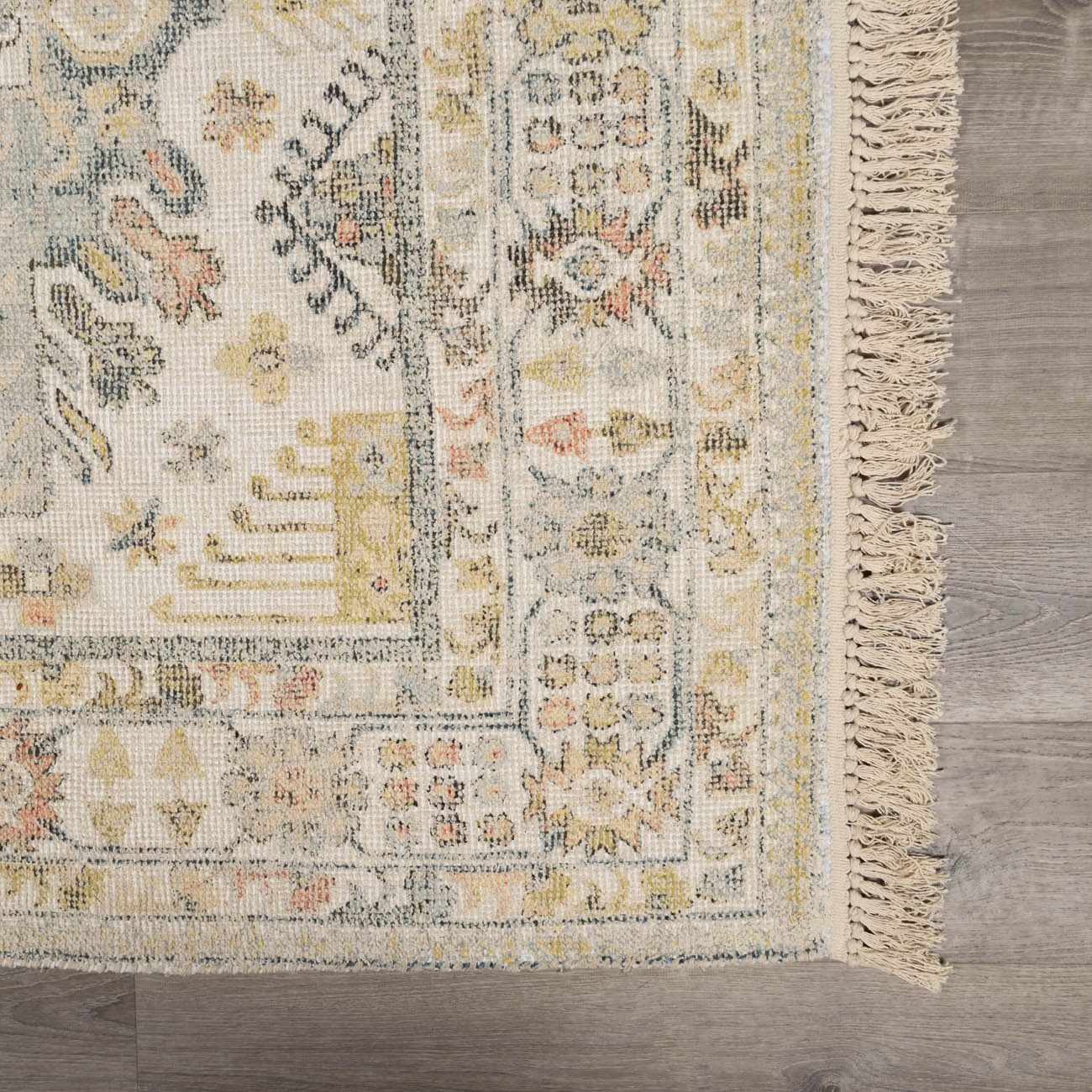 Chaela Ivory & Olive Area Rug - Image 7