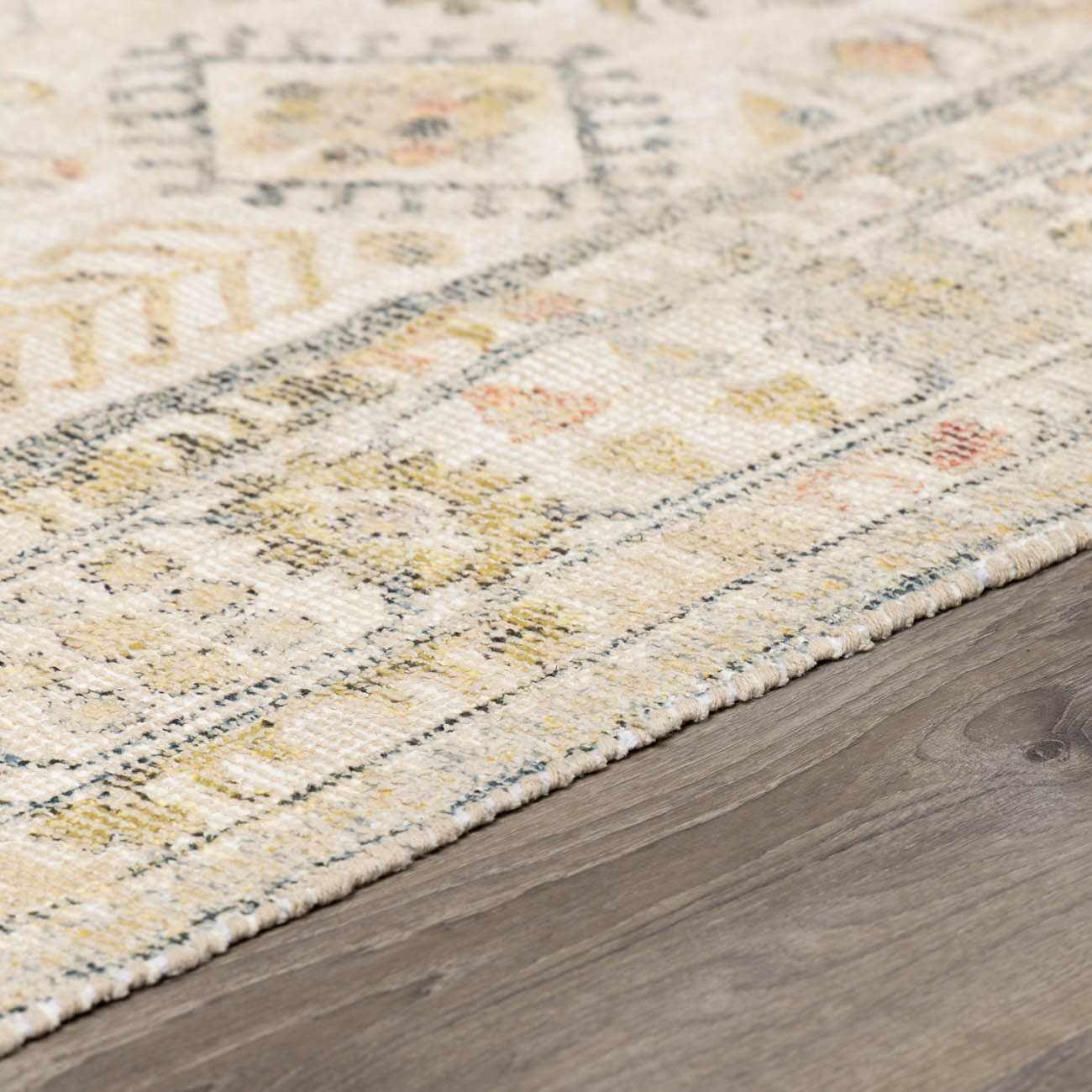 Chaela Ivory & Olive Area Rug - Image 8