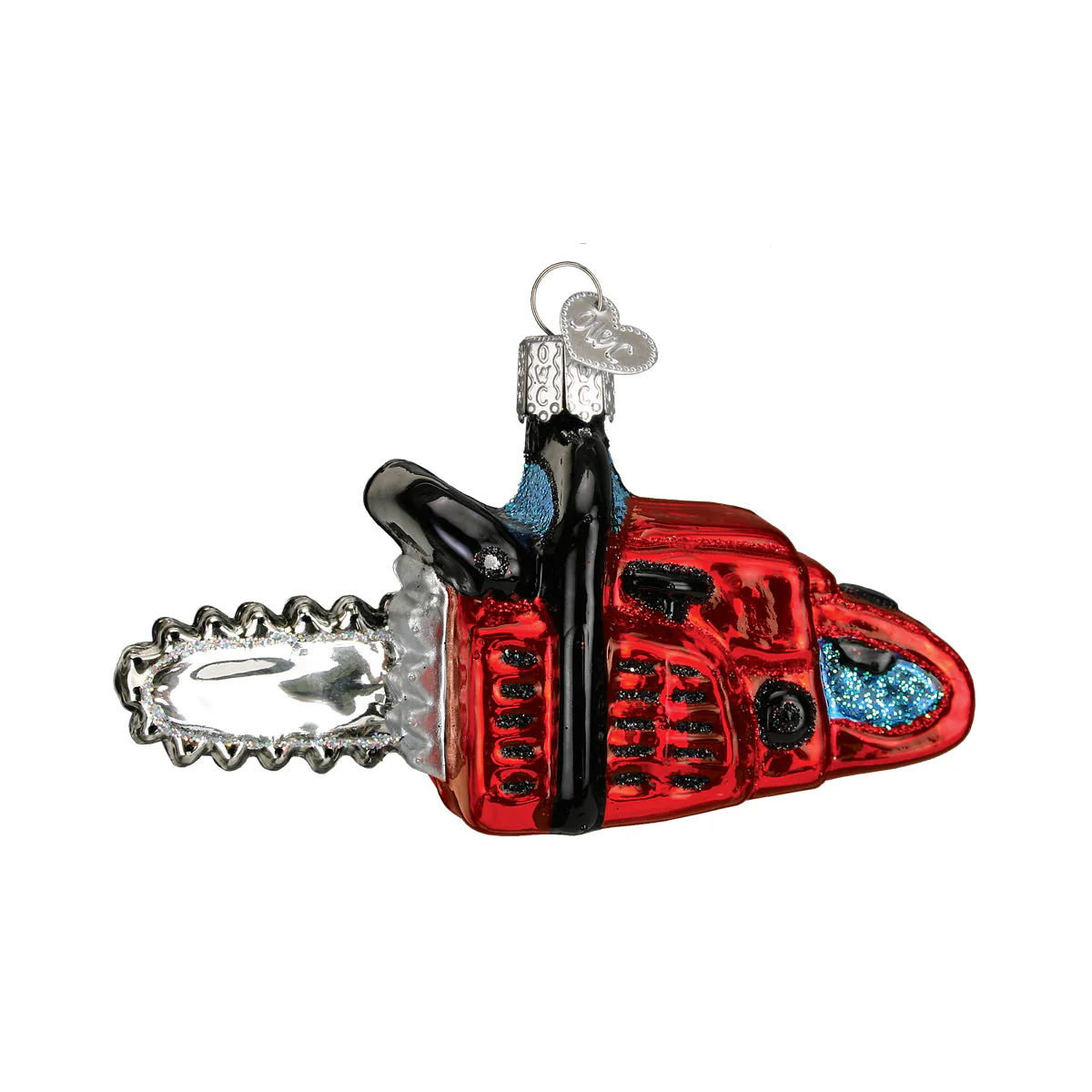 Chain Saw Ornament by Old World Christmas - Image 3