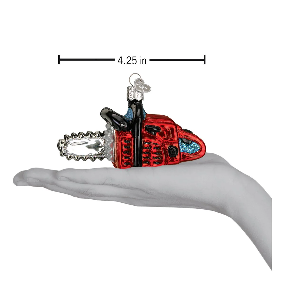 Chain Saw Ornament by Old World Christmas - Image 4