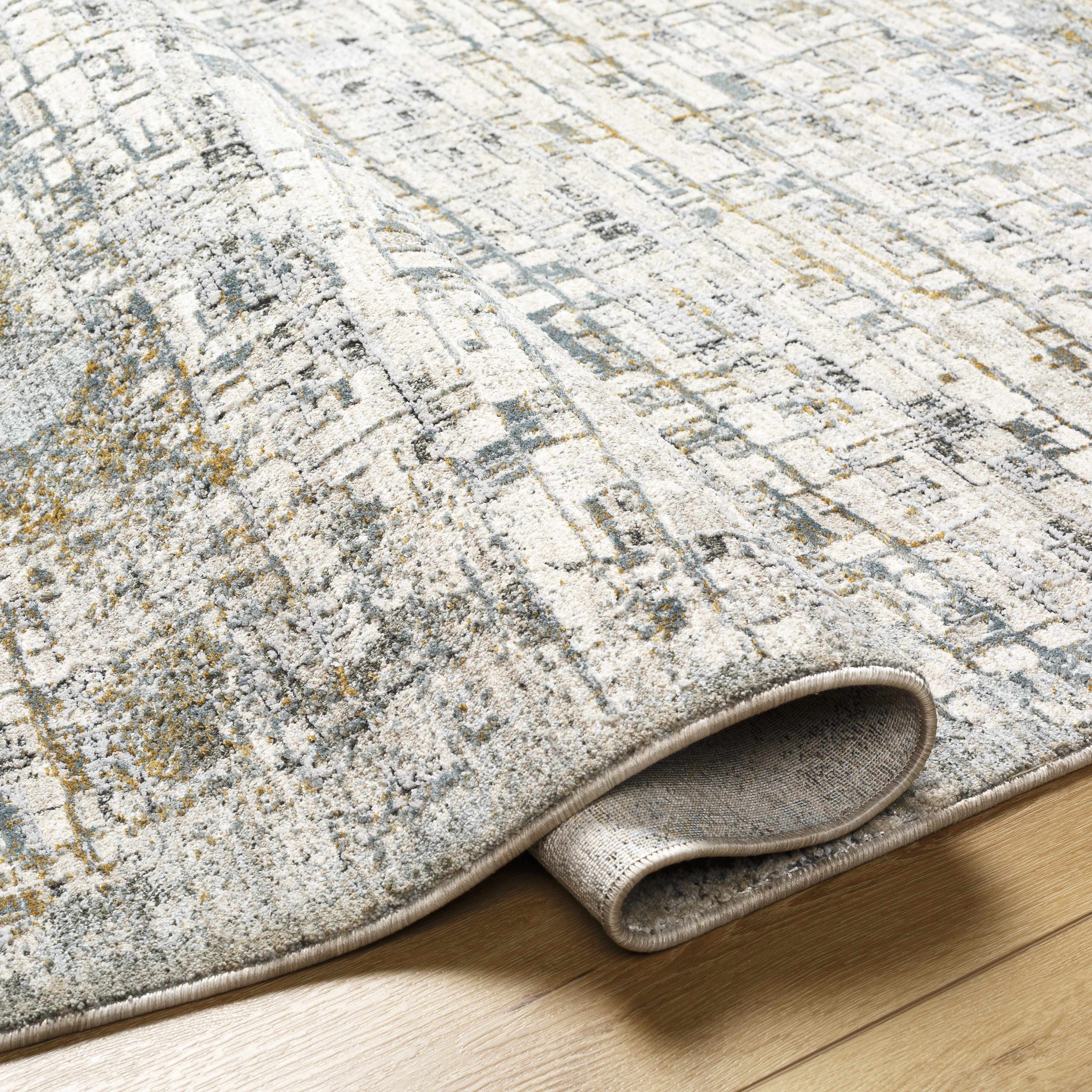 Chaka Textured Rug with Fringes - Image 10