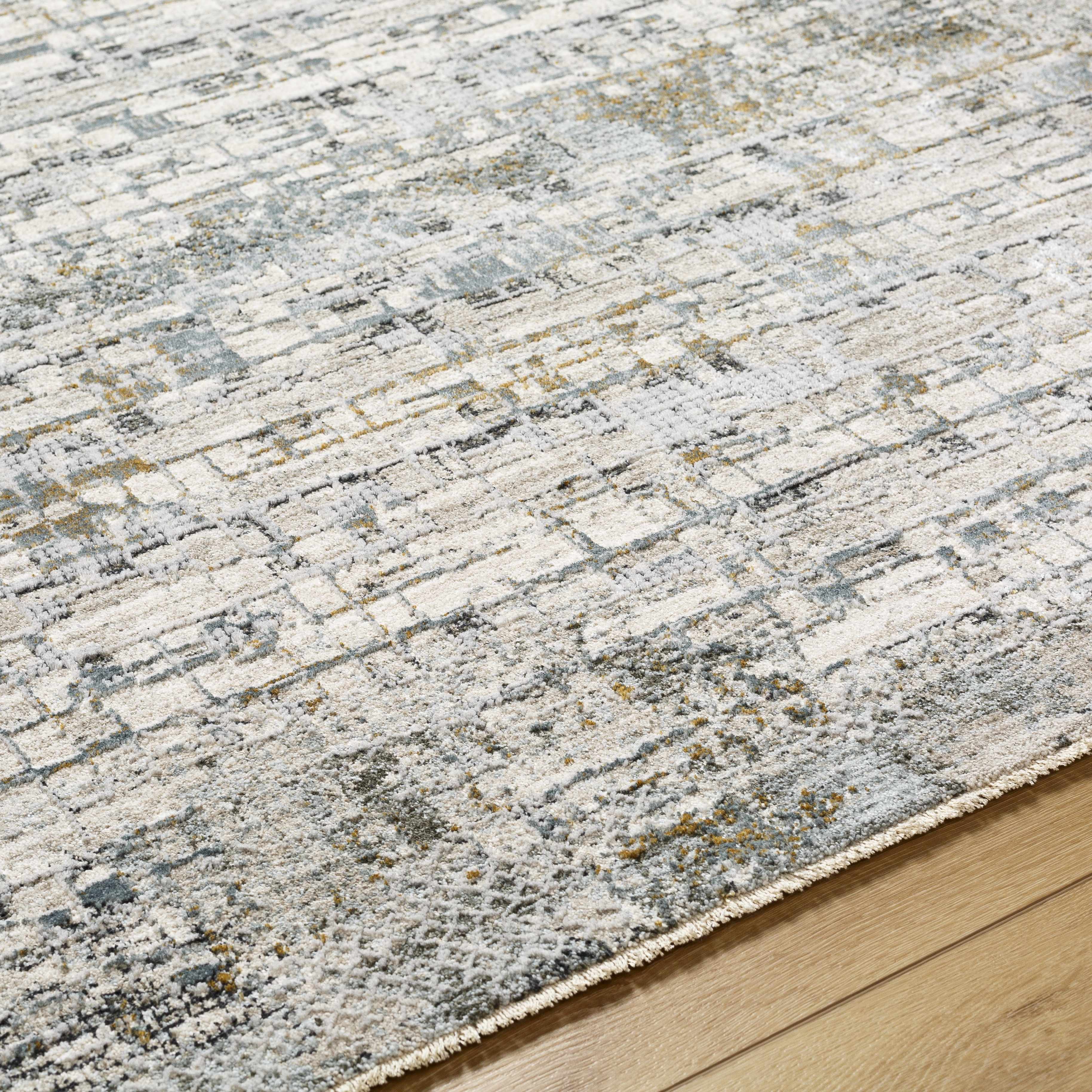 Chaka Textured Rug with Fringes - Image 11