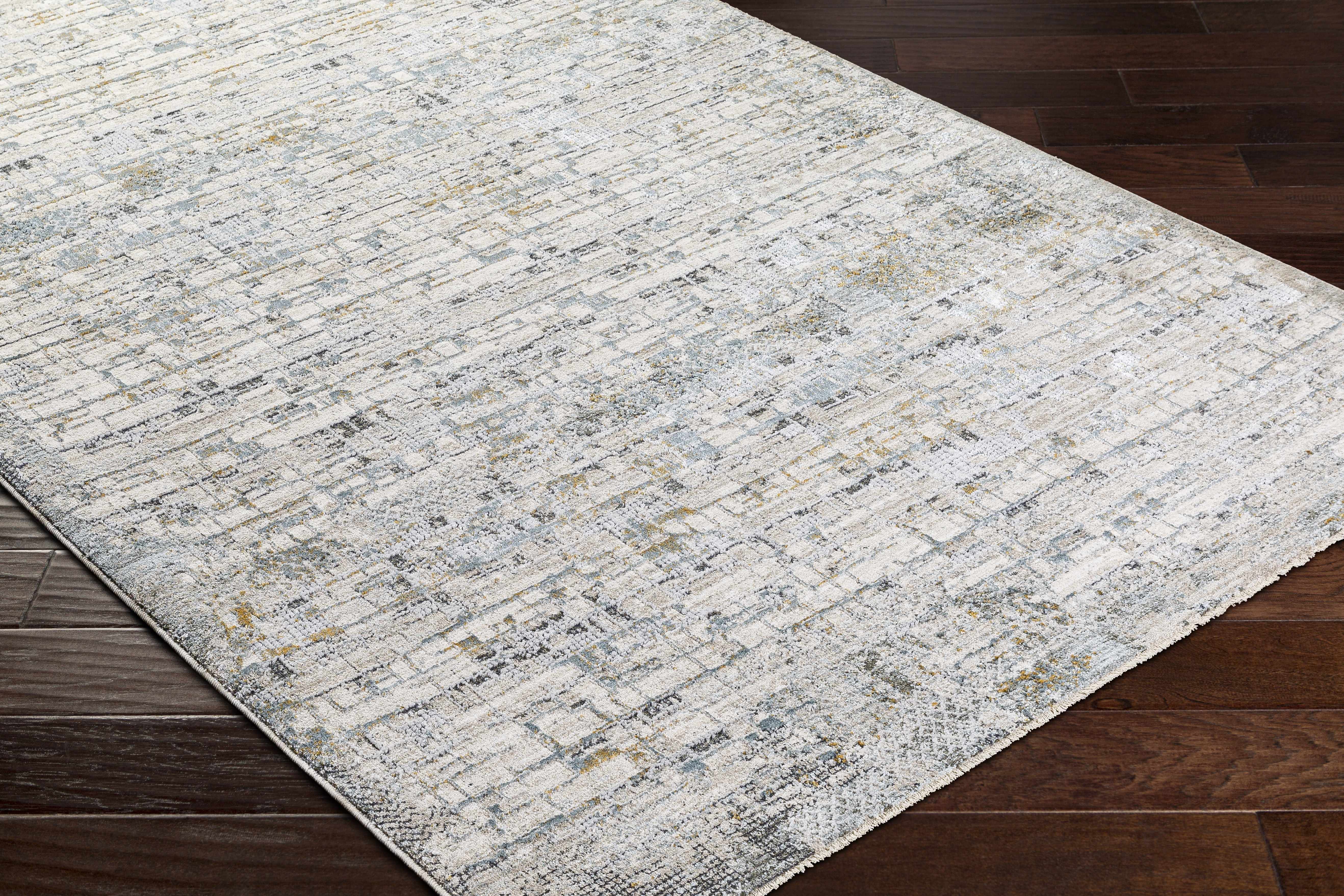Chaka Textured Rug with Fringes - Image 14