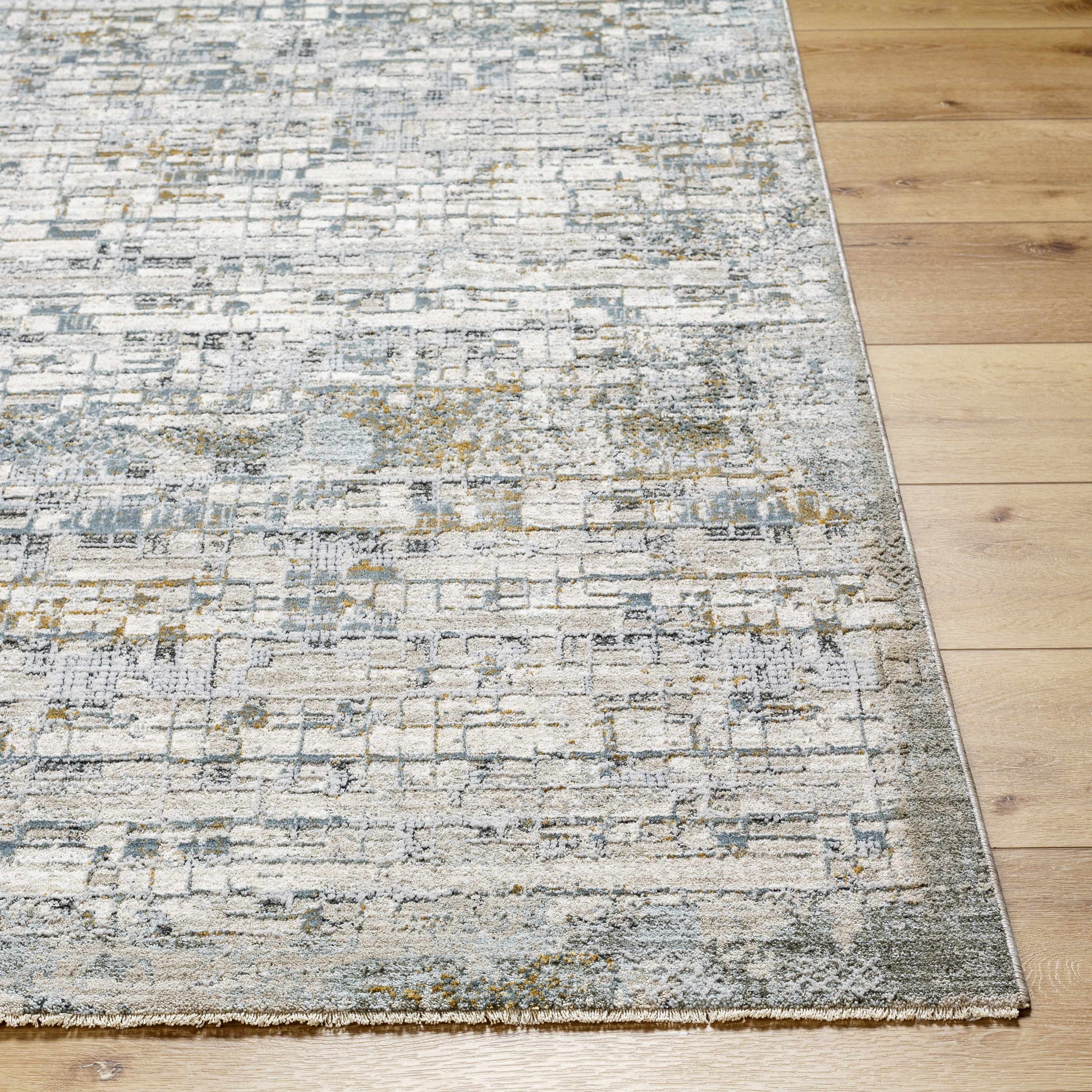 Chaka Textured Rug with Fringes - Image 15