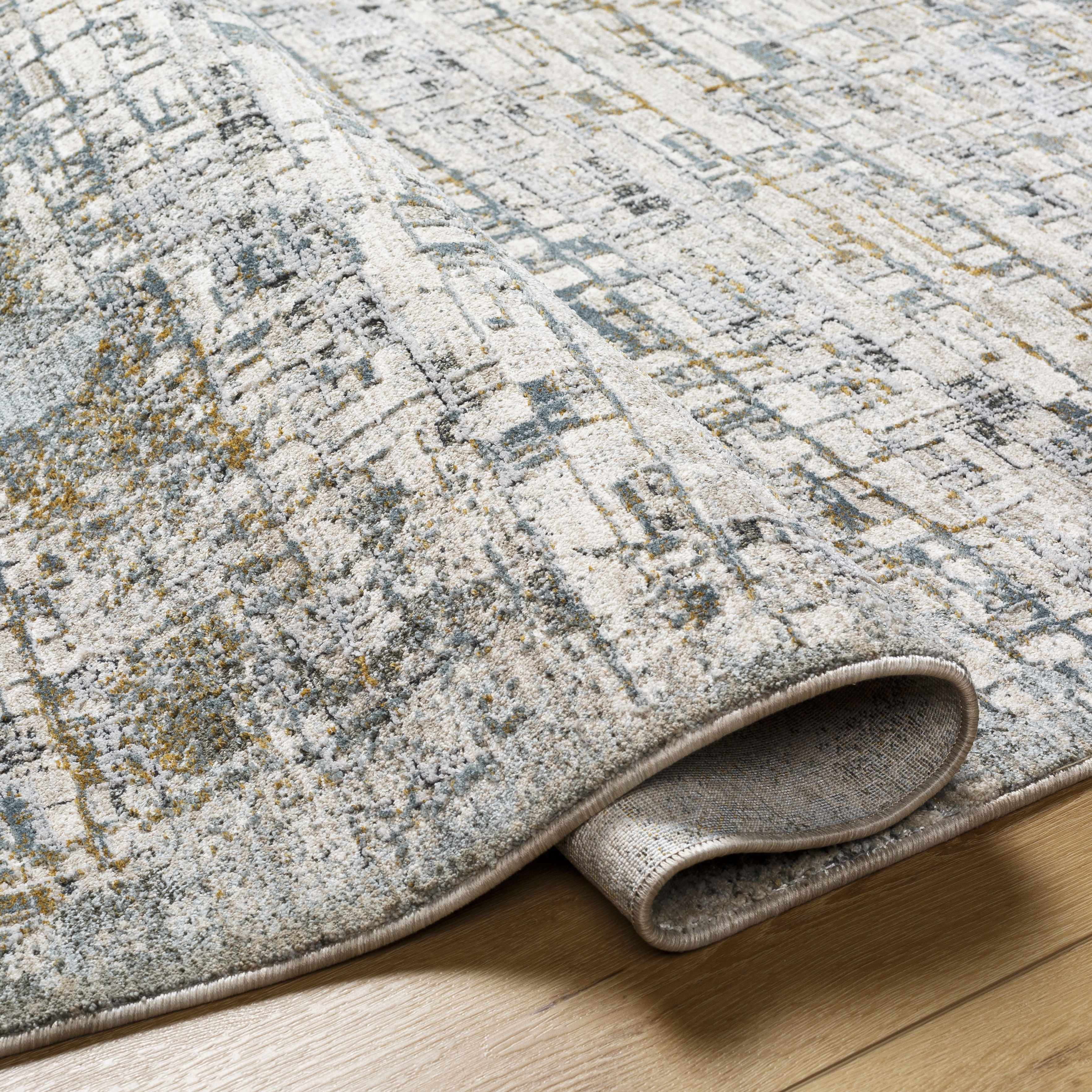 Chaka Textured Rug with Fringes - Image 18