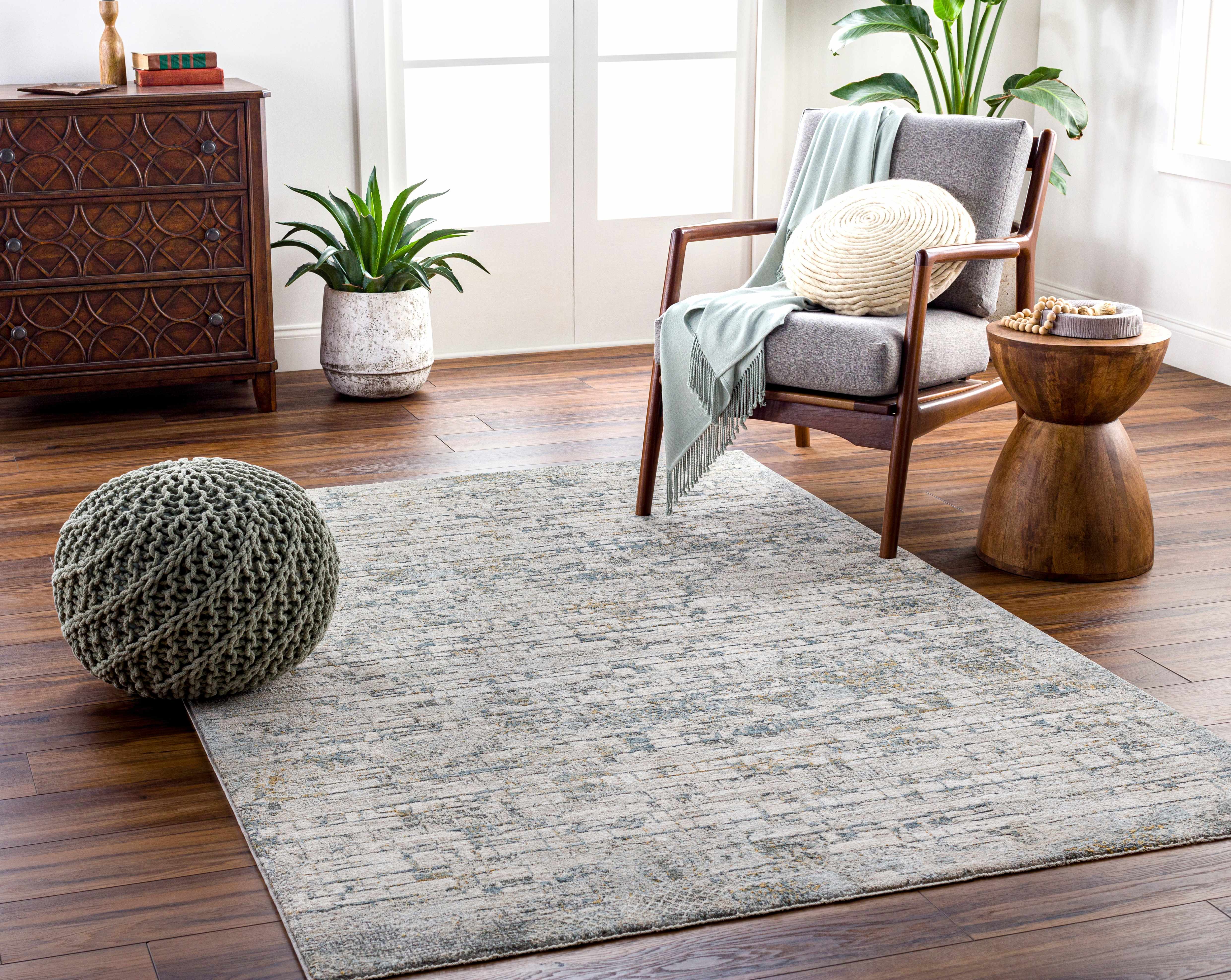 Chaka Textured Rug with Fringes - Image 2