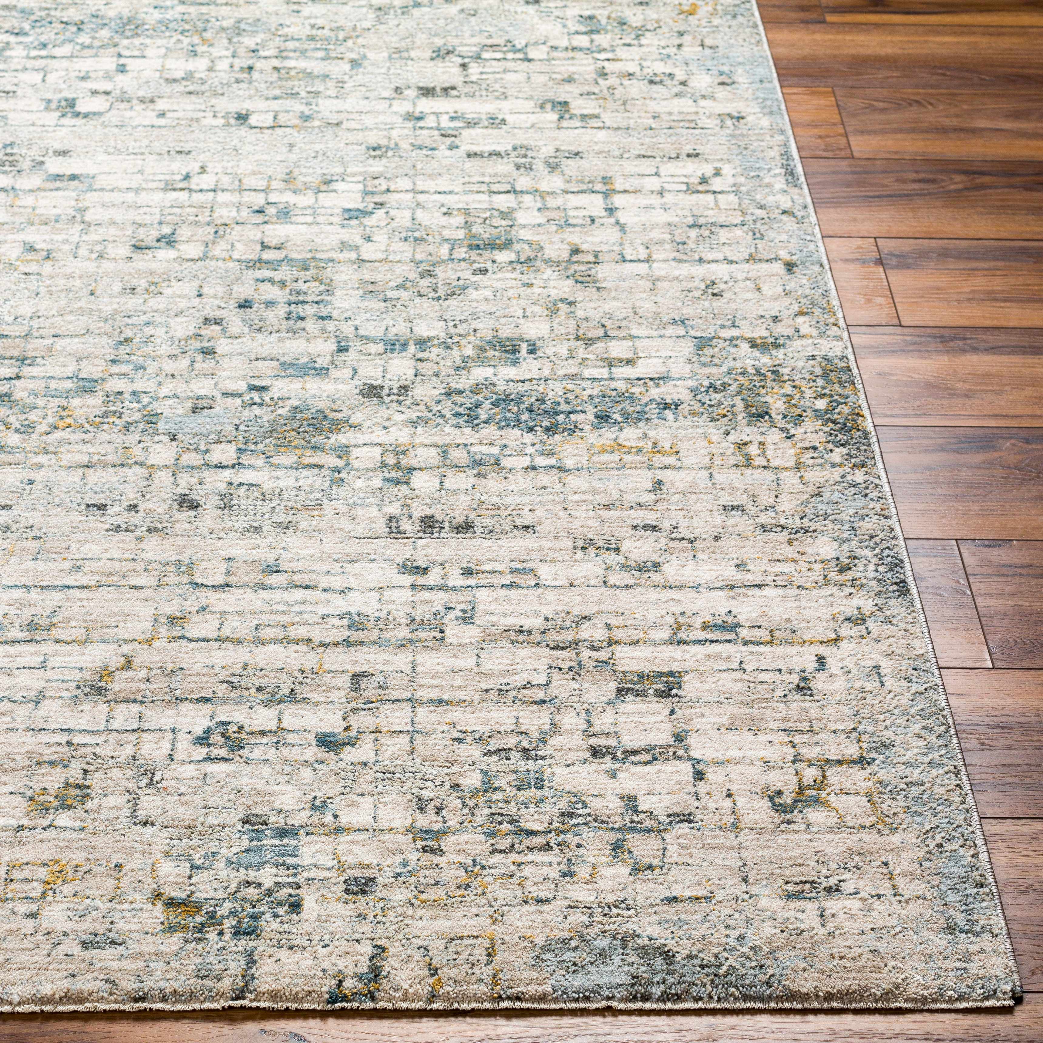 Chaka Textured Rug with Fringes - Image 3