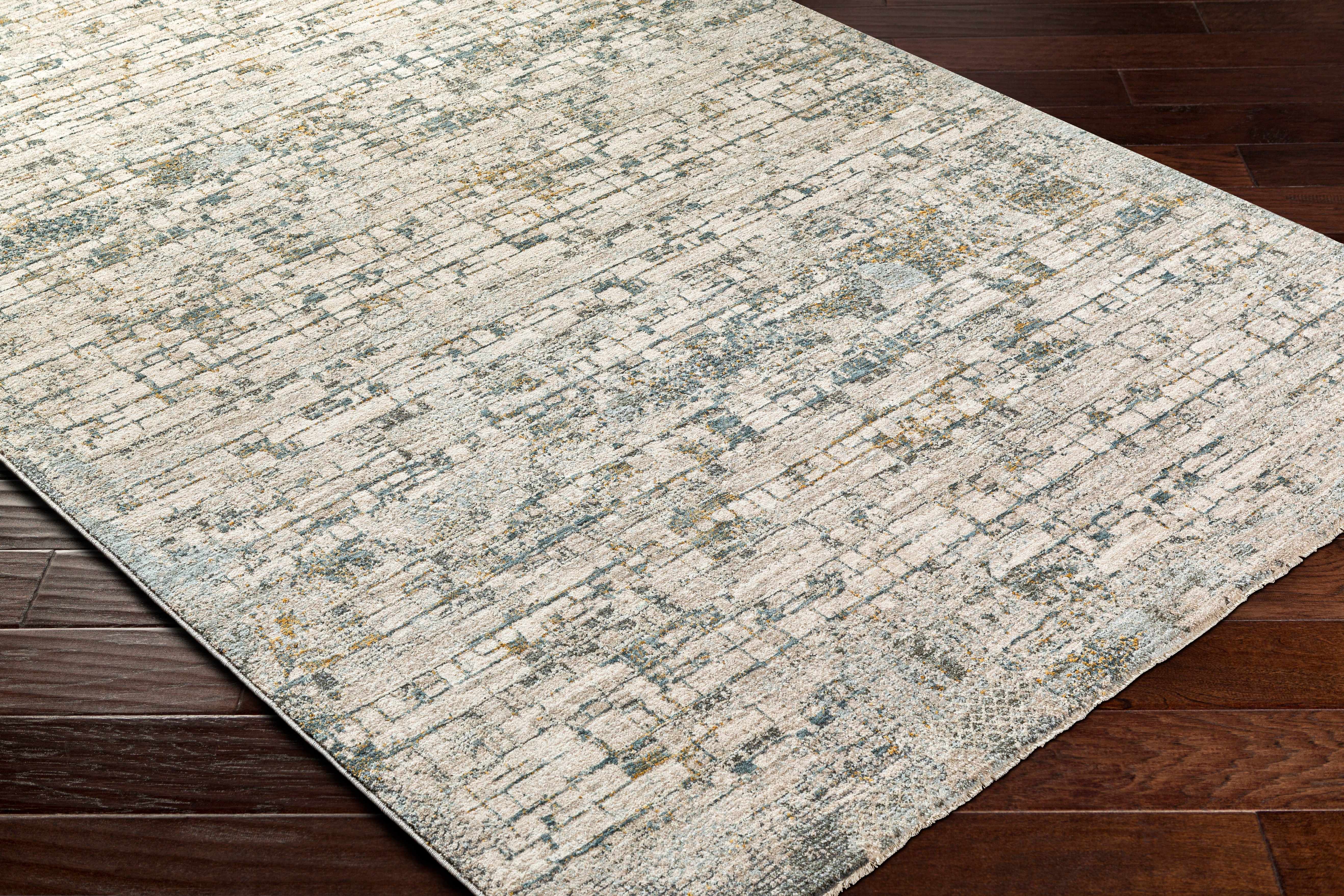 Chaka Textured Rug with Fringes - Image 4