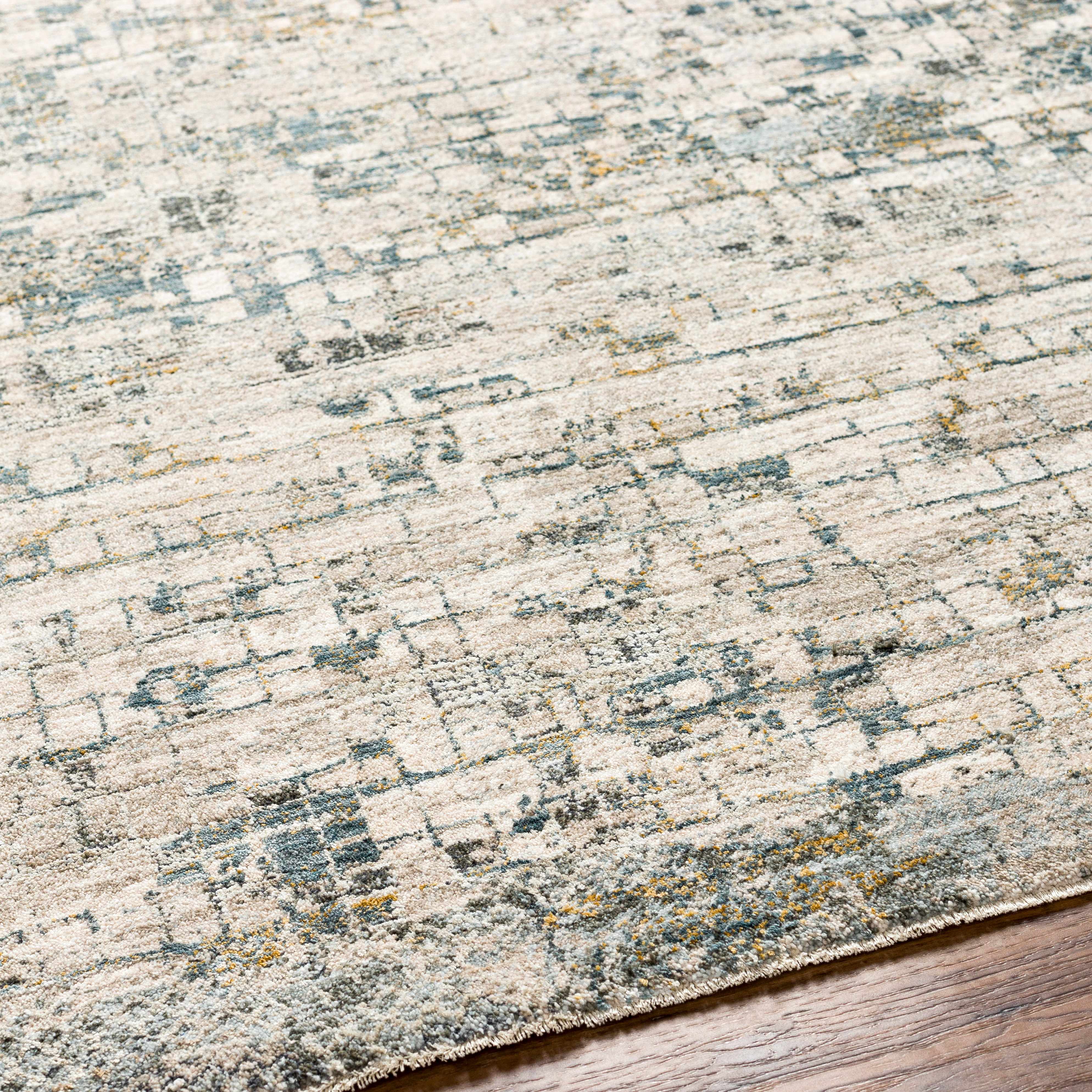 Chaka Textured Rug with Fringes - Image 6