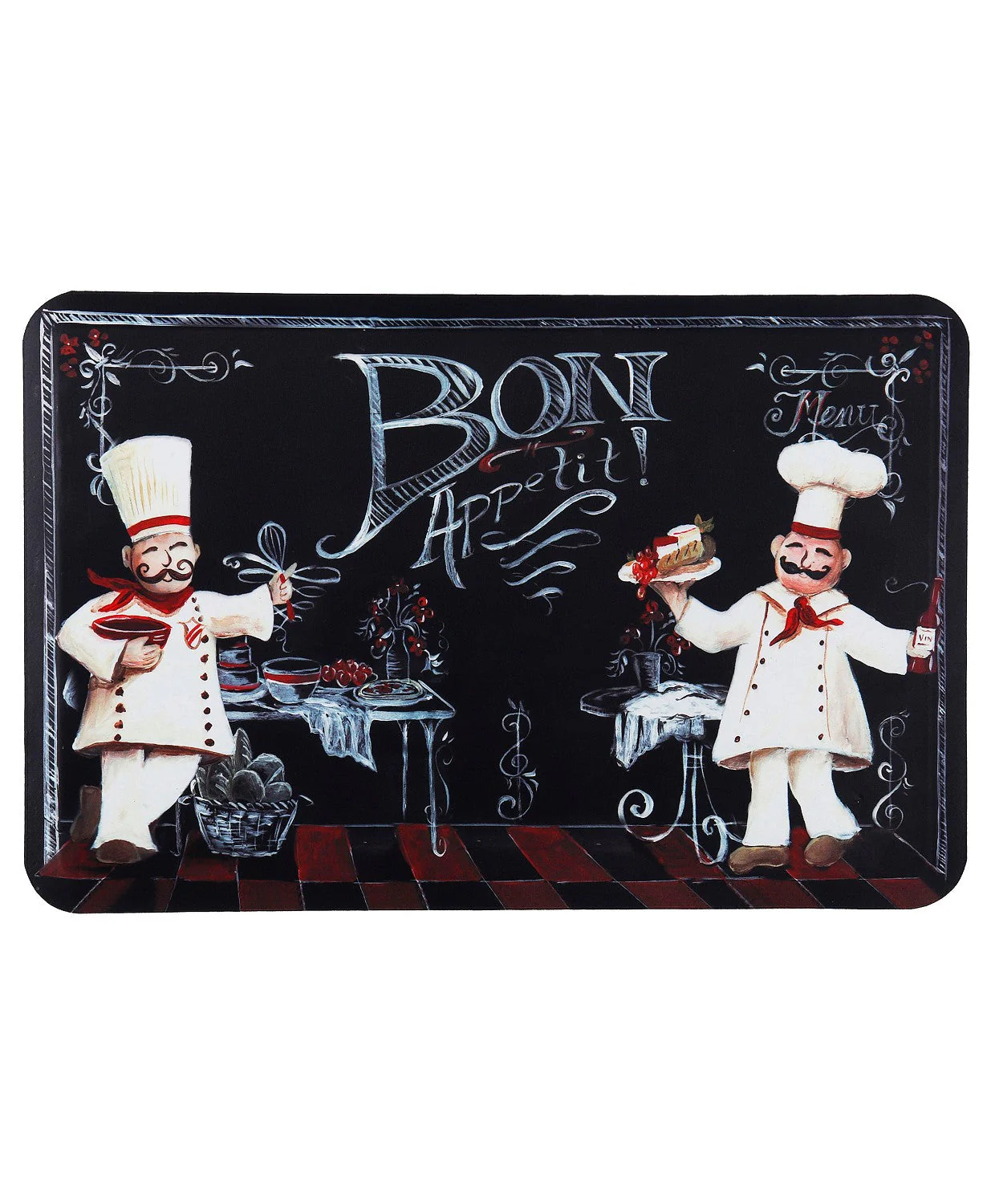 Chalkboard Chefs Antifatigue Kitchen Mats - Image 2