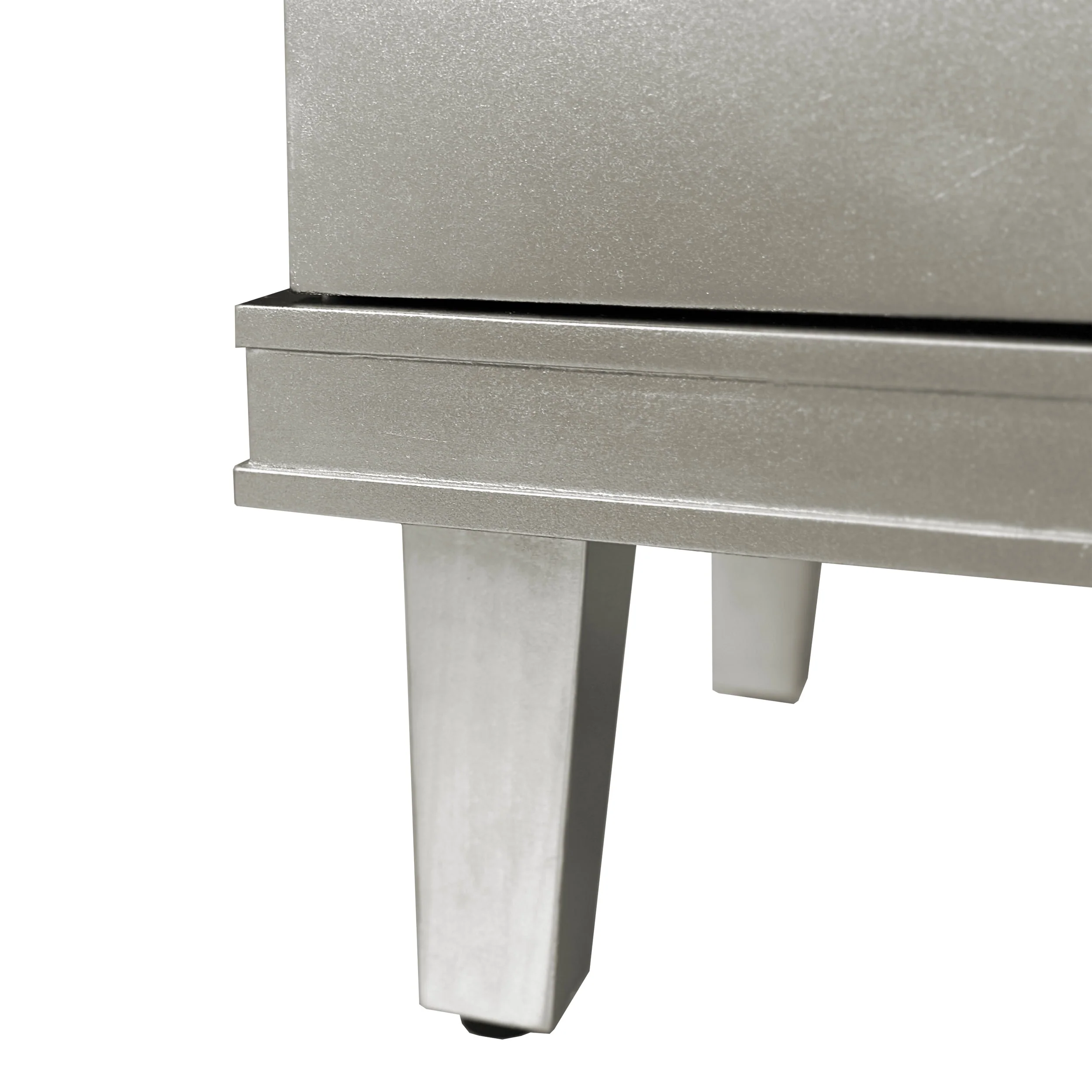 Champagne 4-Door Cabinet with Adjustable Shelves - Image 10
