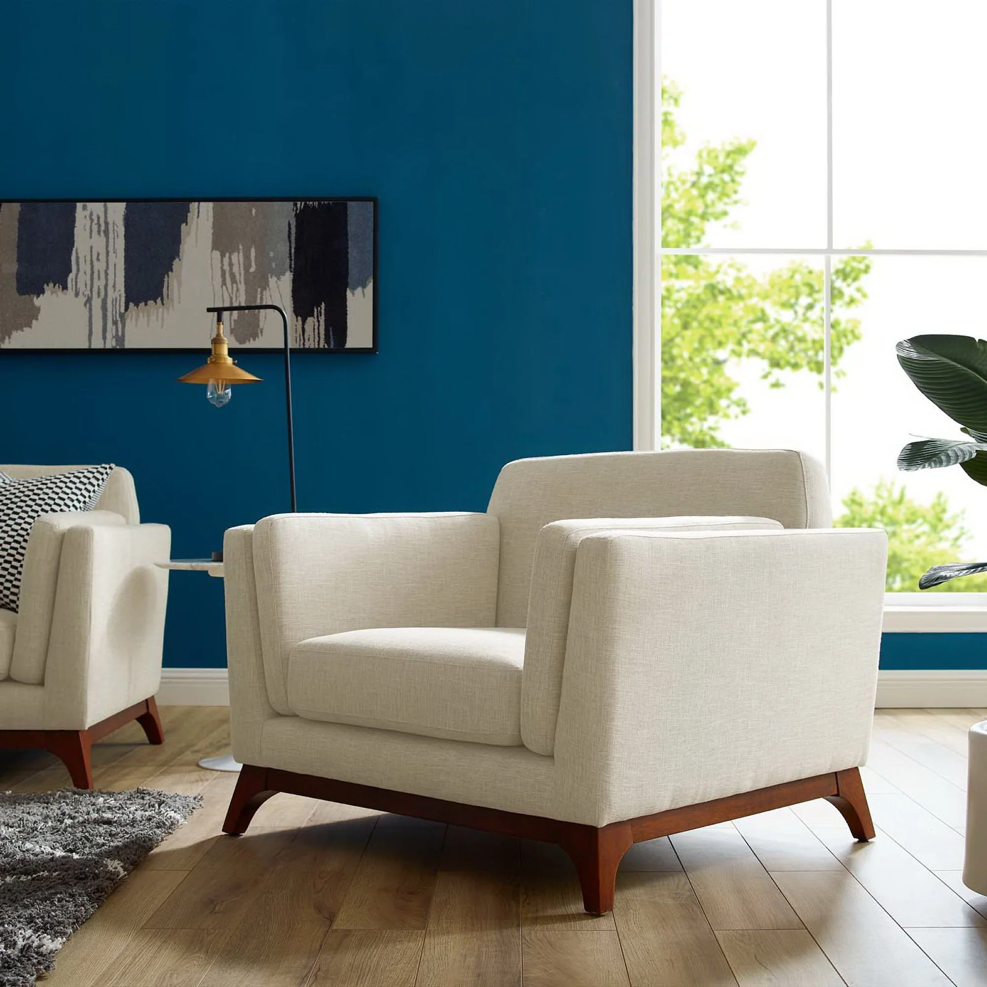 Chance Upholstered Fabric Armchair by Modway - Image 5