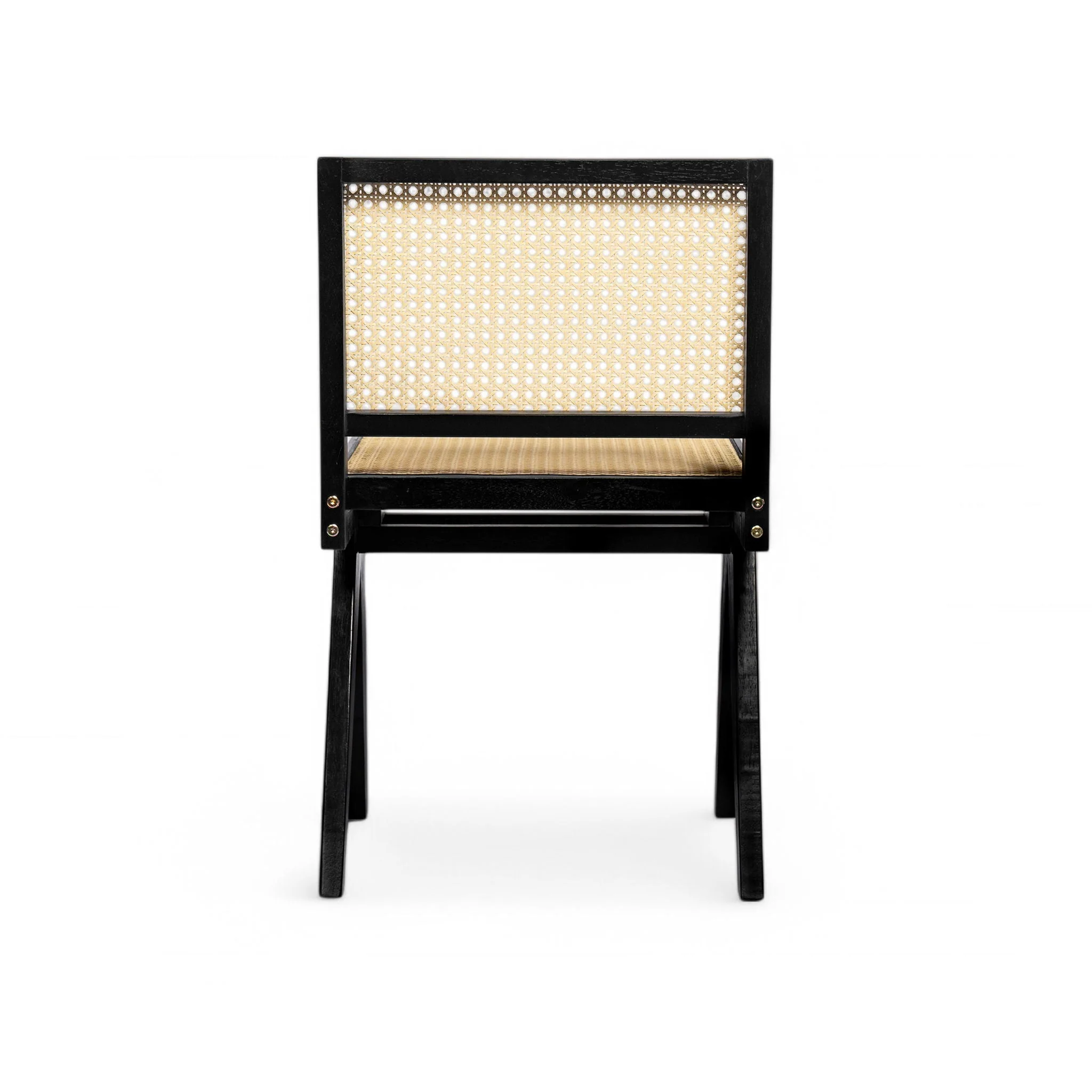 Chandigarh Dining Room Chairs with Natural Rattan (Set of 2) - Image 12