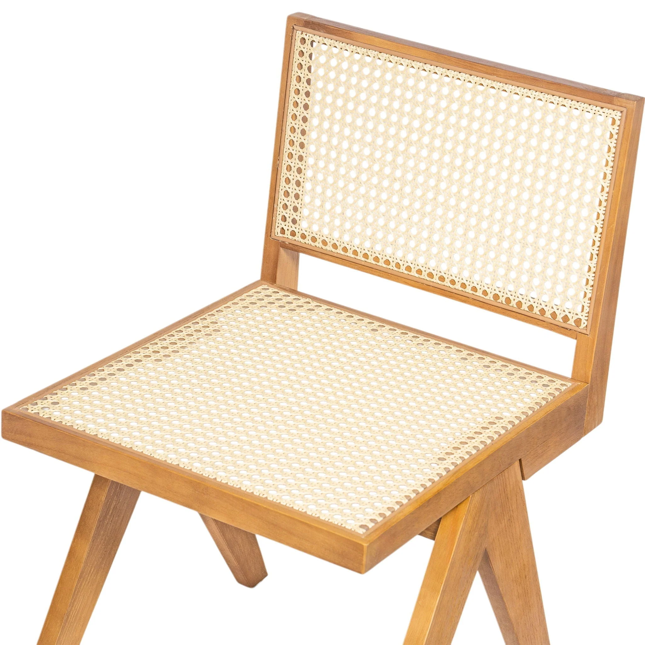 Chandigarh Dining Room Chairs with Natural Rattan (Set of 2) - Image 17