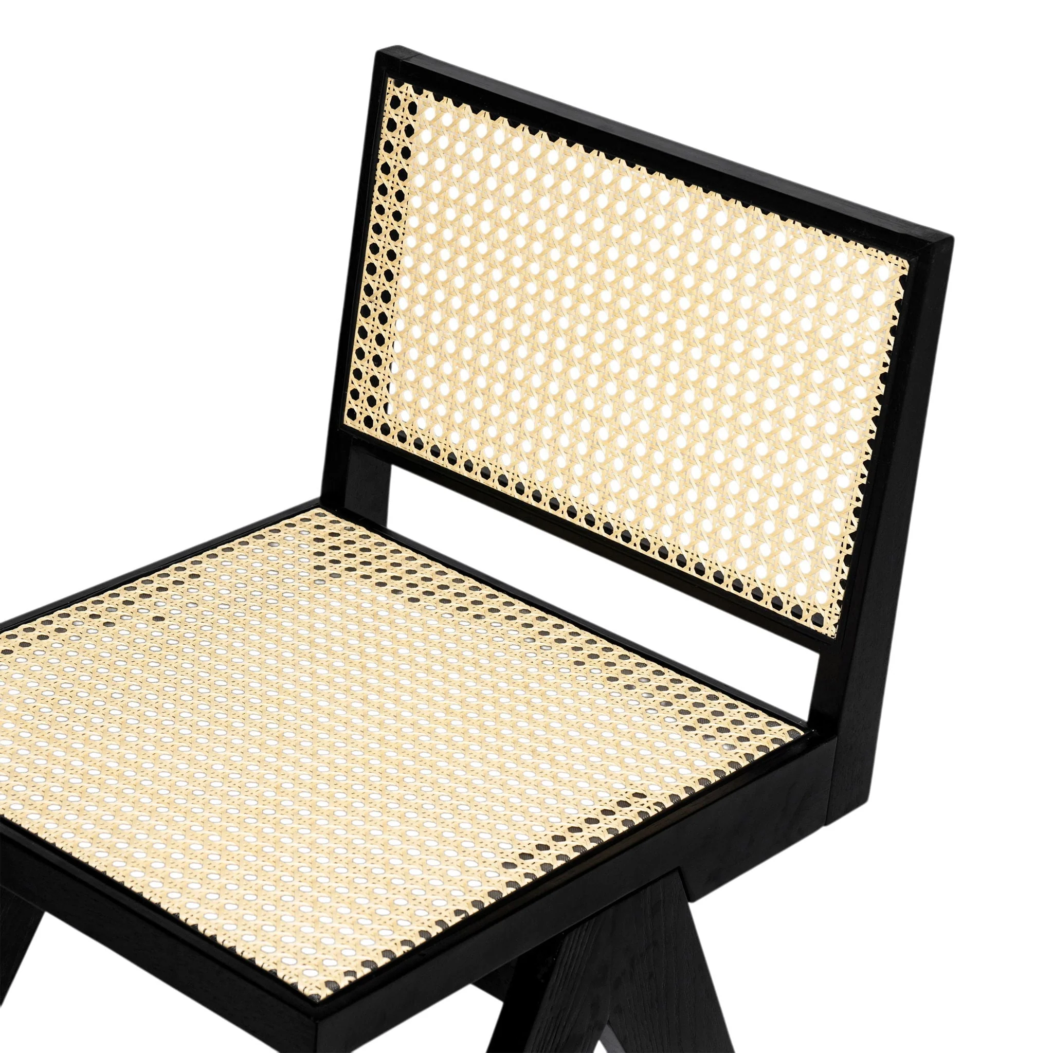 Chandigarh Dining Room Chairs with Natural Rattan (Set of 2) - Image 21