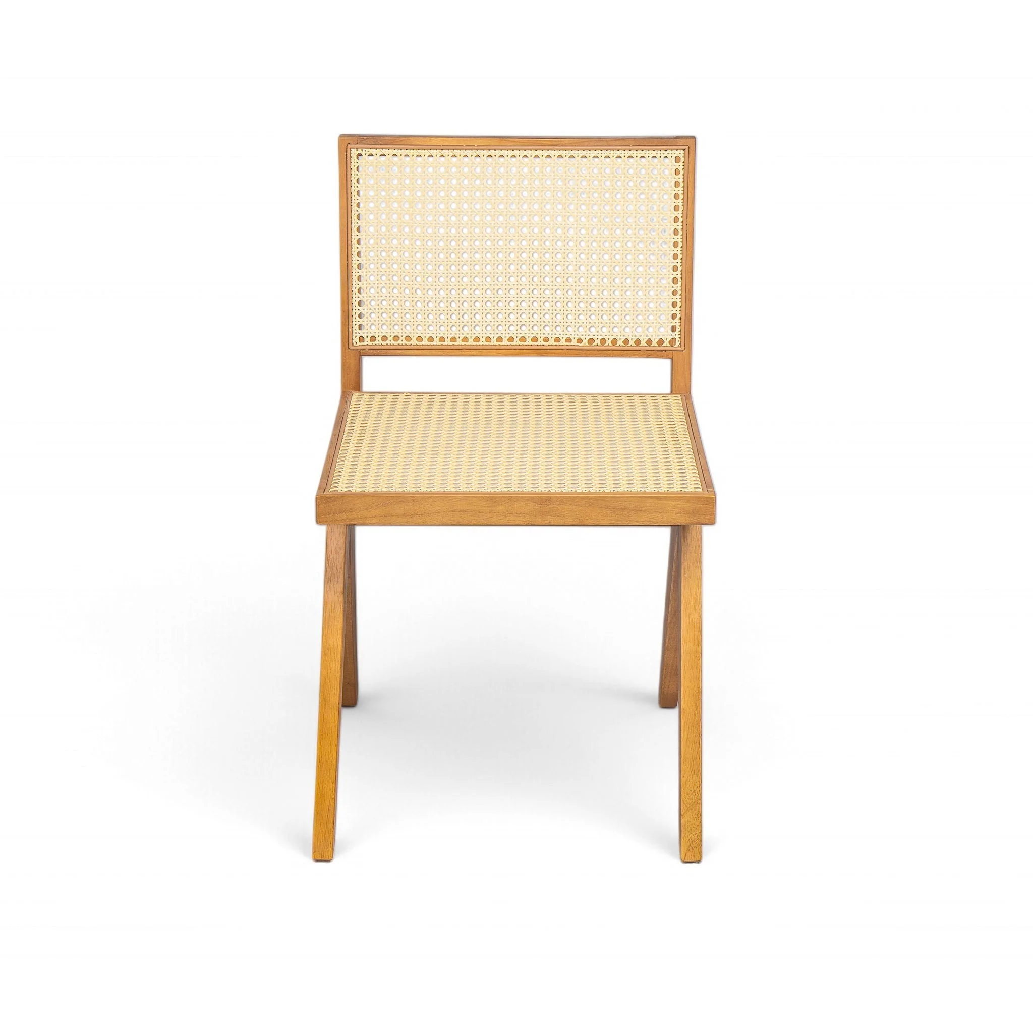 Chandigarh Dining Room Chairs with Natural Rattan (Set of 2) - Image 30