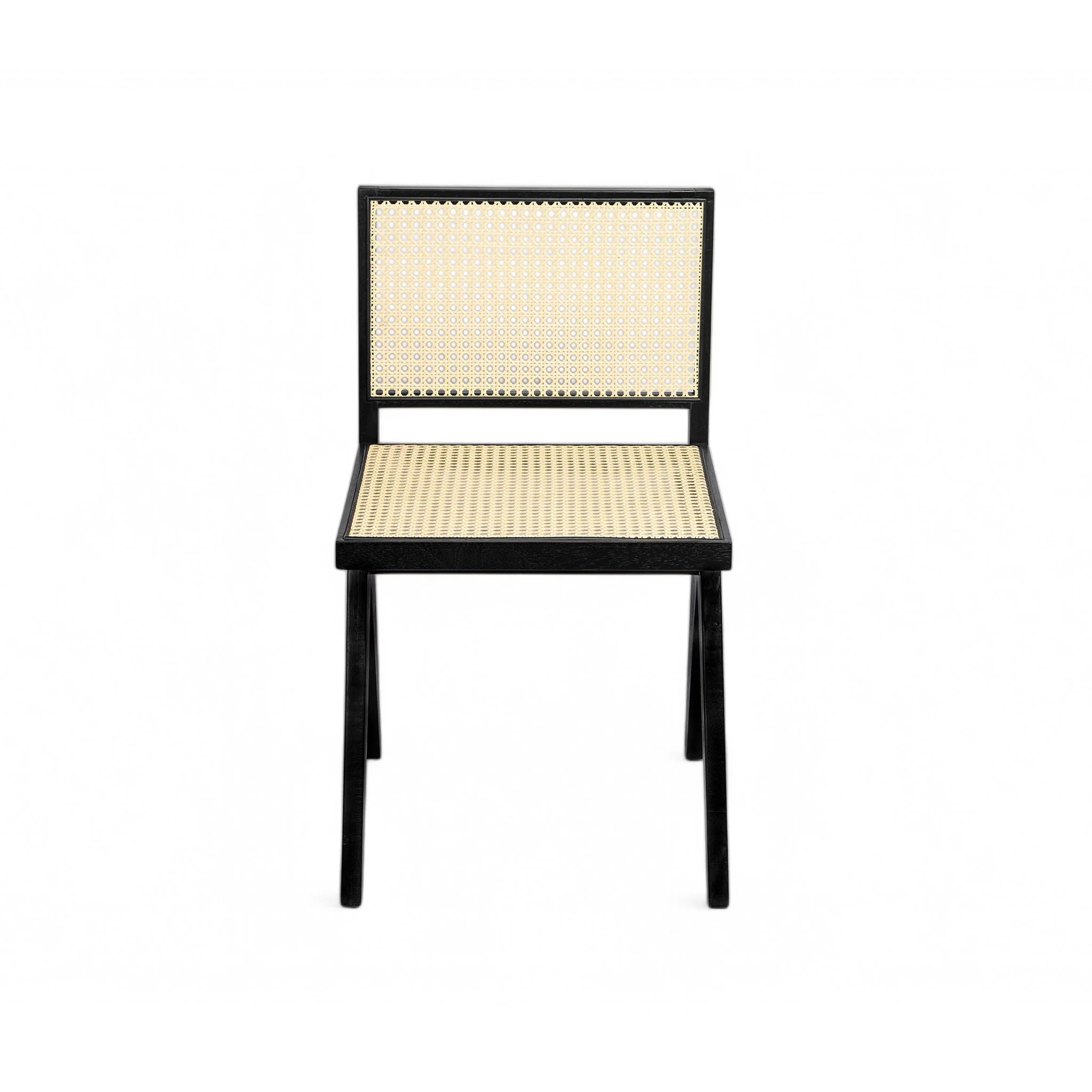 Chandigarh Dining Room Chairs with Natural Rattan (Set of 2) - Image 34