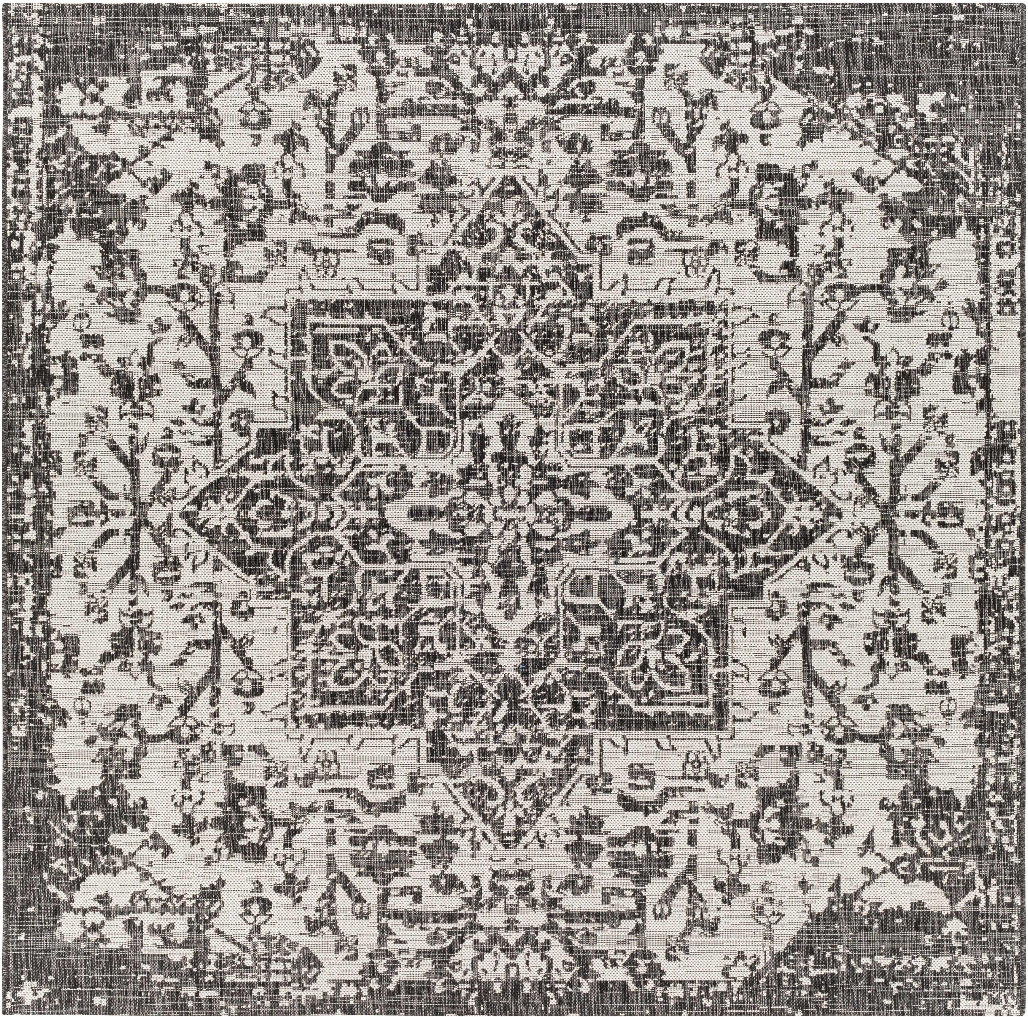 Charcoal Kilmacolm Indoor & Outdoor Area Rug - Clearance - Image 17