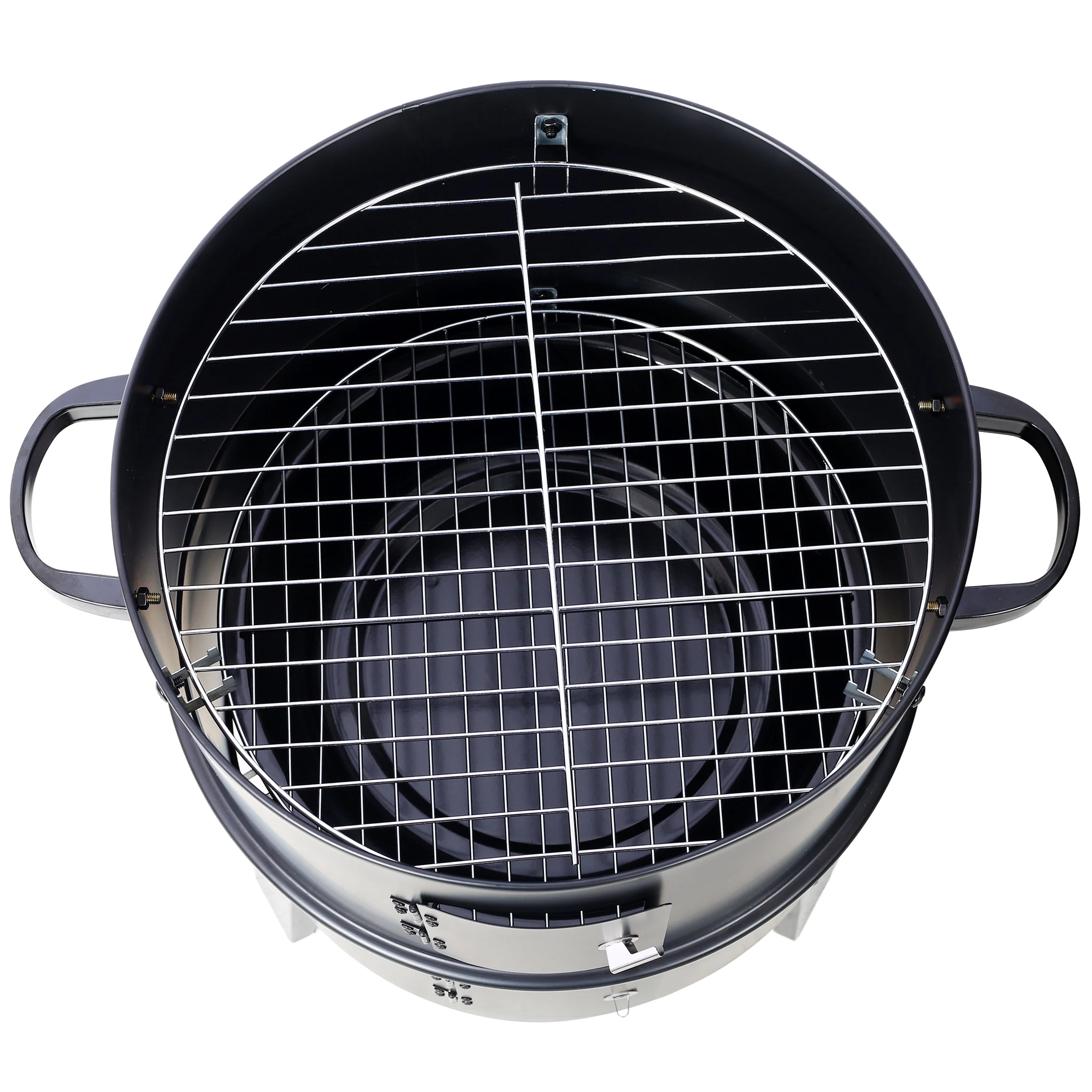 Charcoal Smoker Grill Wood Smoker Grills Outdoor Cooking 16 Inch Portable BBQ - Image 11