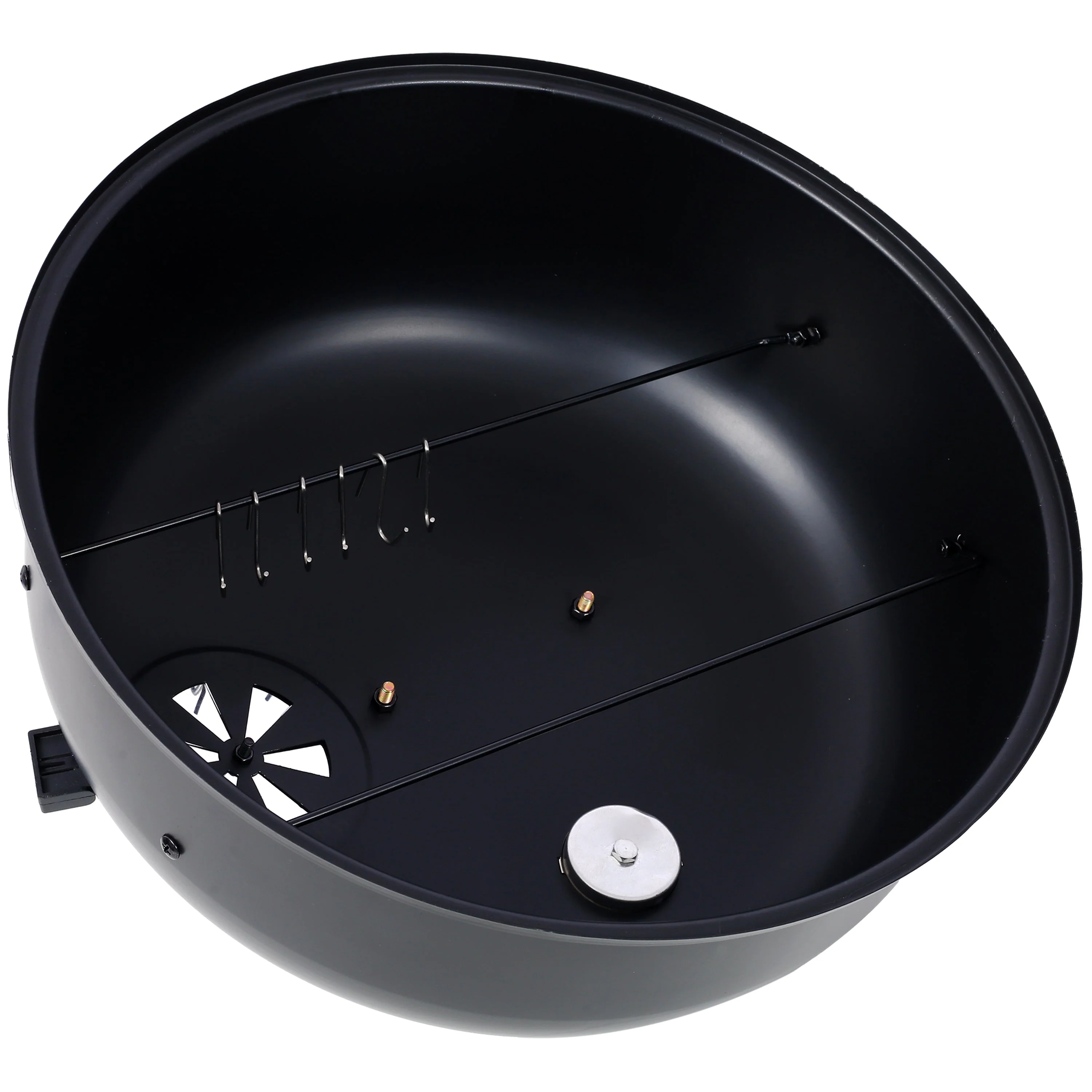 Charcoal Smoker Grill Wood Smoker Grills Outdoor Cooking 16 Inch Portable BBQ - Image 15