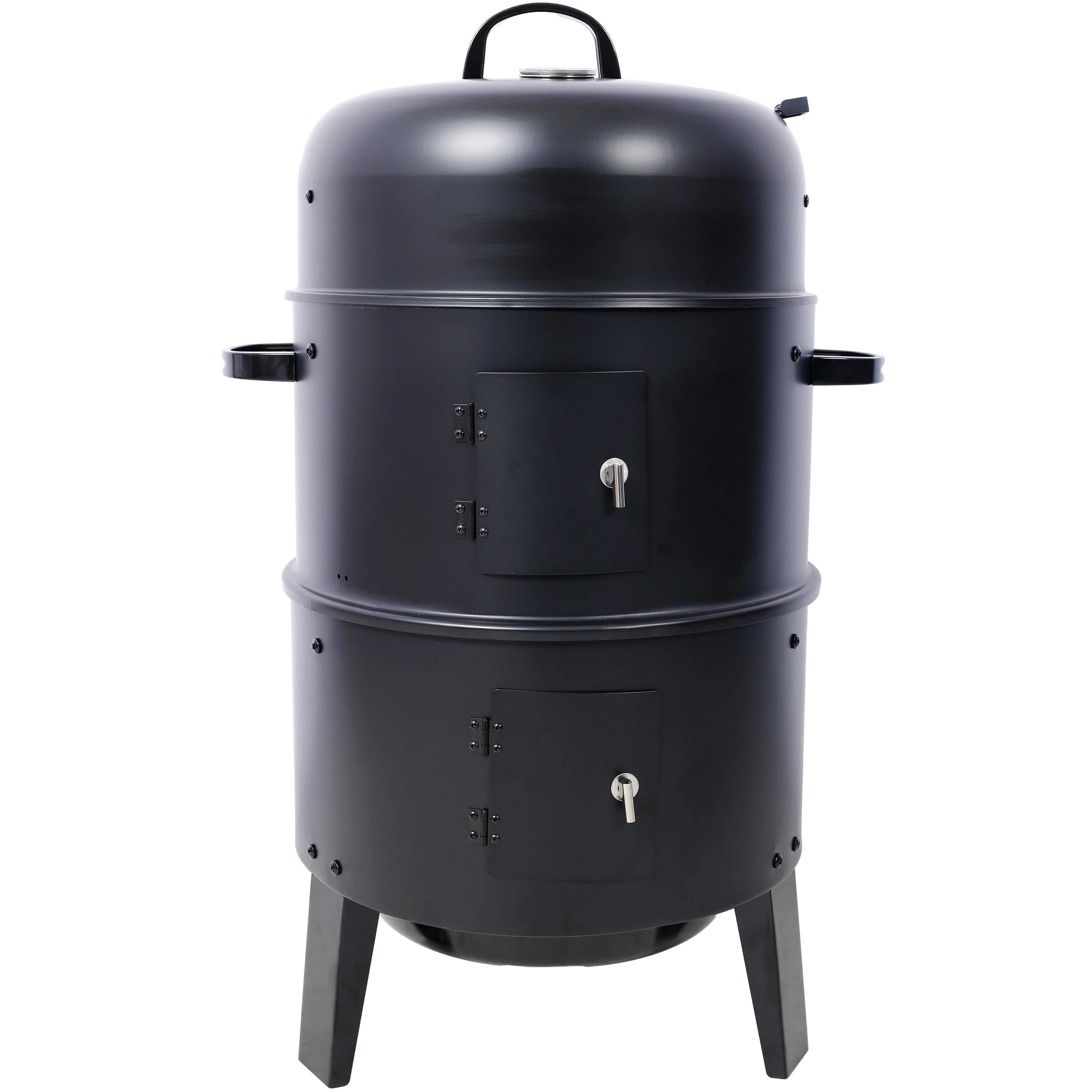 Charcoal Smoker Grill Wood Smoker Grills Outdoor Cooking 16 Inch Portable BBQ - Image 5