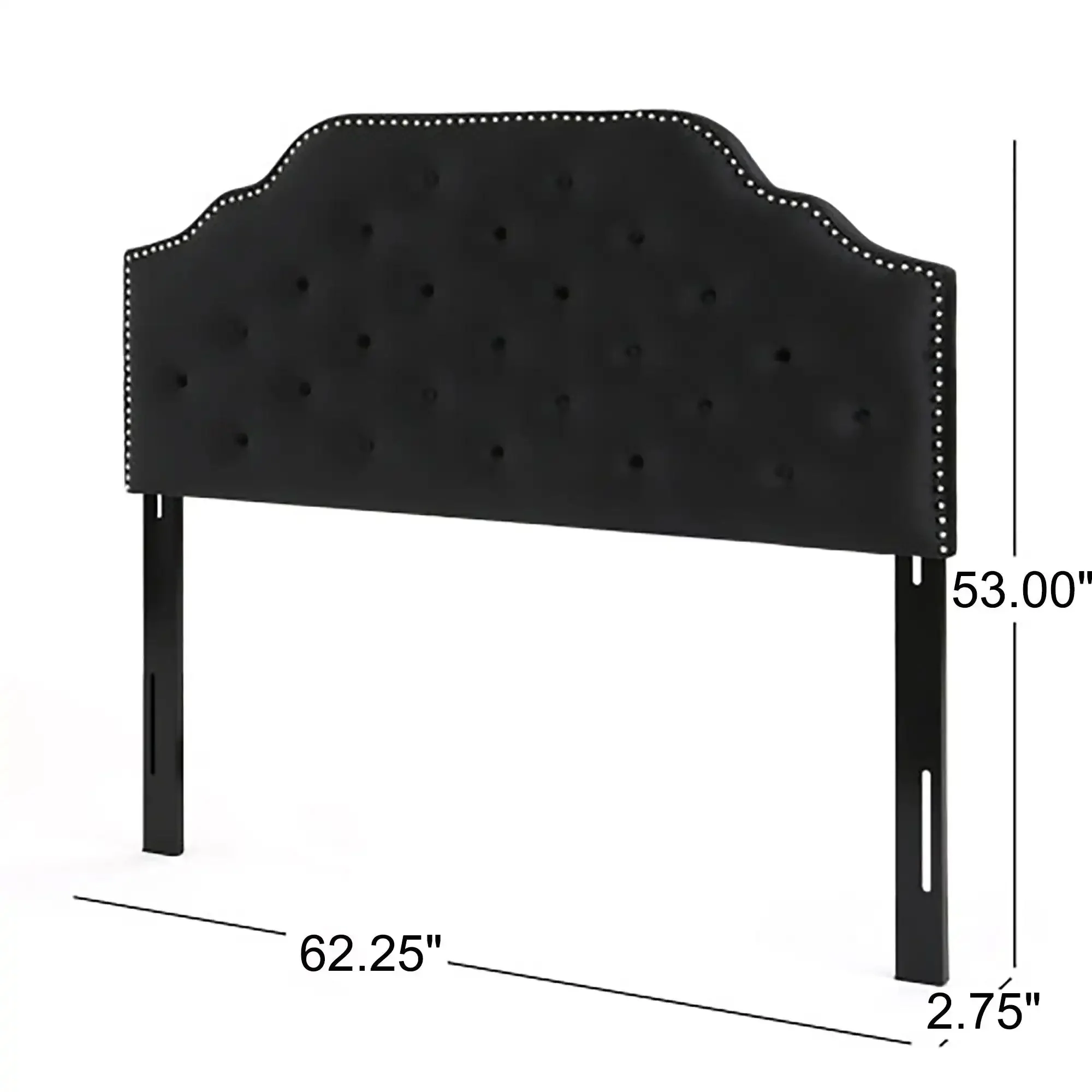 Charismatic - Size Headboard With Button Tufting And Nailhead Trim - Image 6