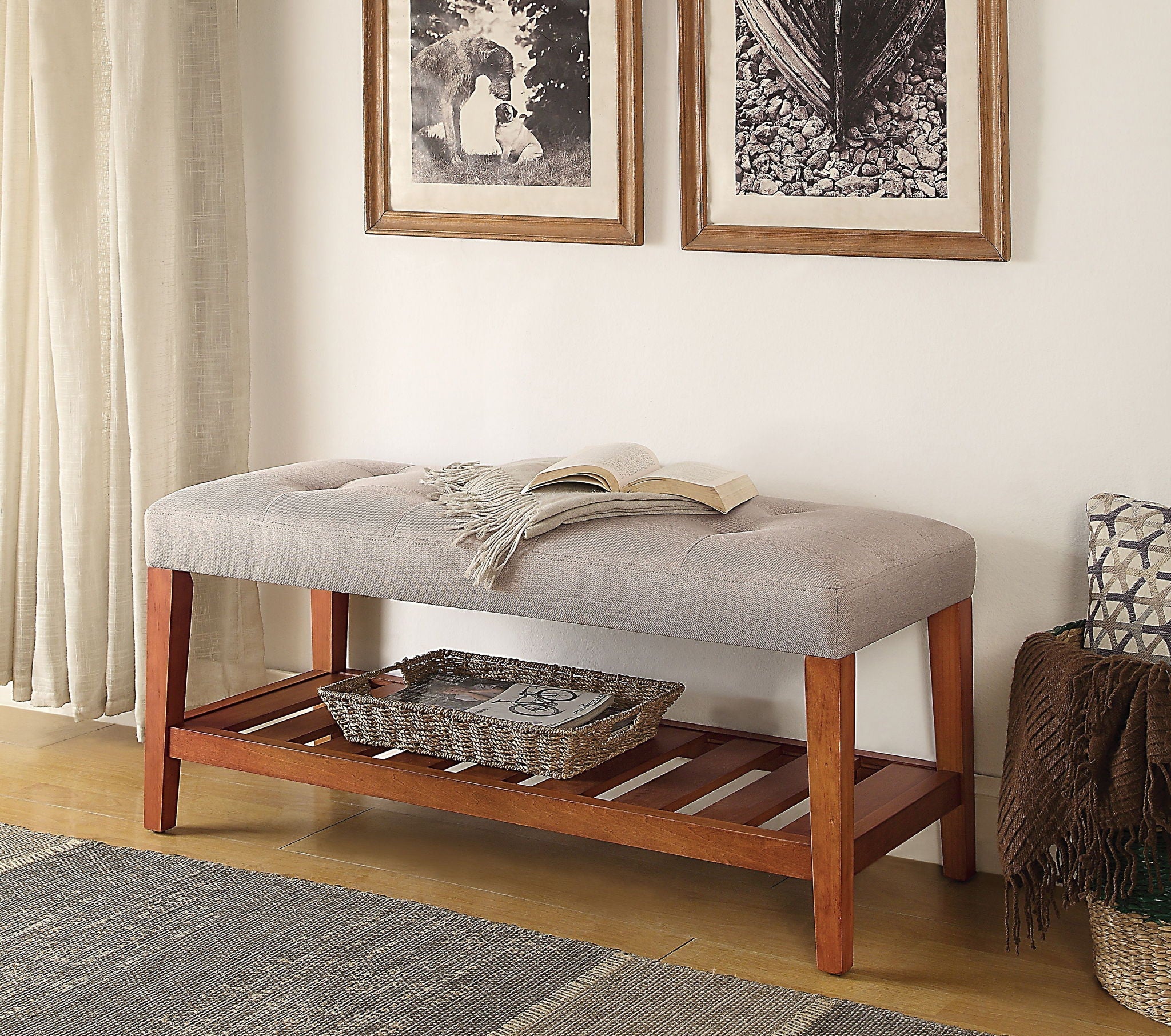 Charla - Upholstered Bench - Image 2