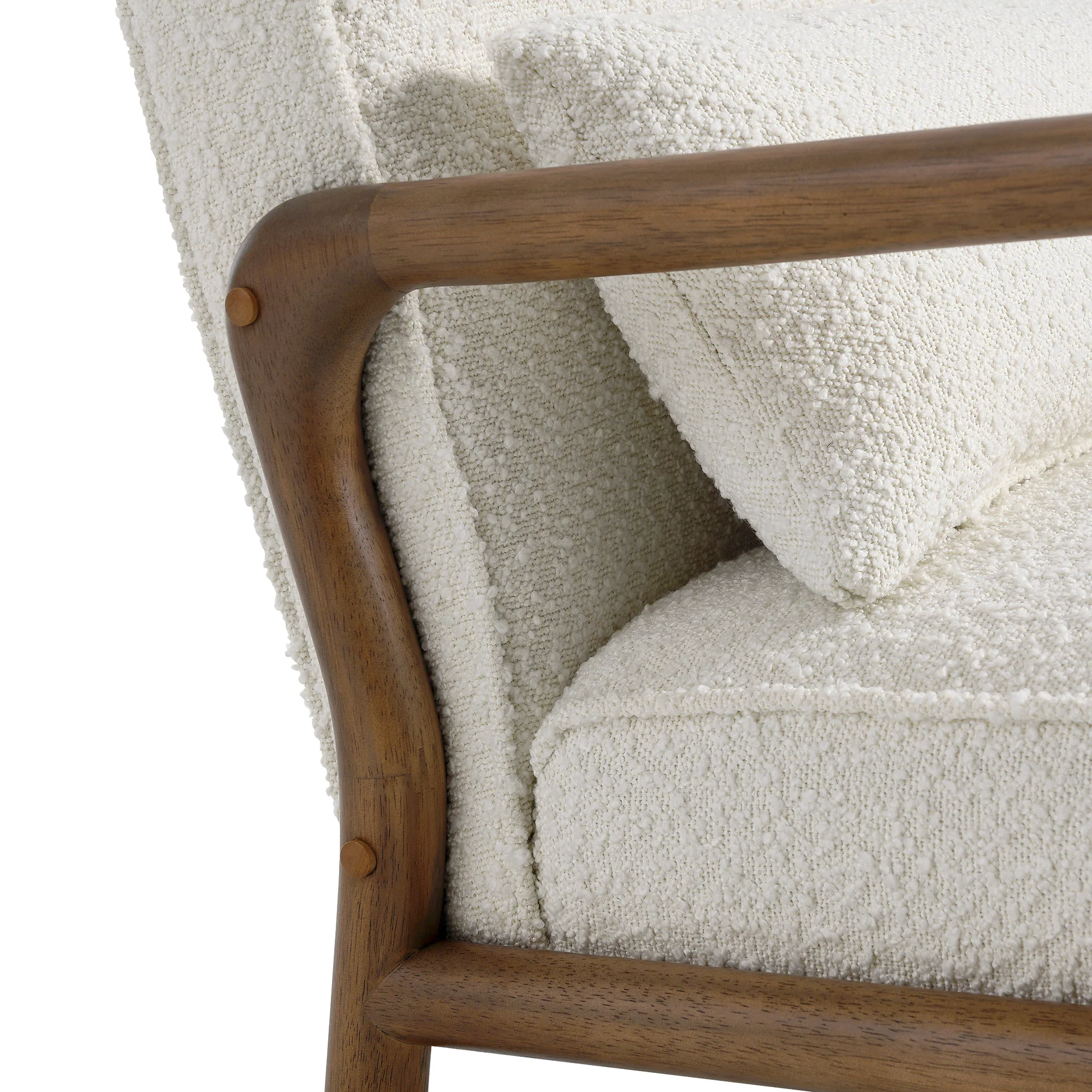 Charlie Boucle Upholstered Armchair by Modway - Image 7