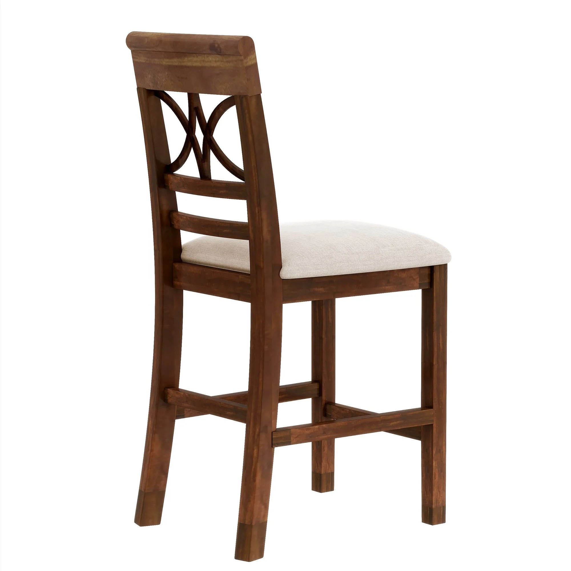 Charlie Walnut Farmhouse Counter Height 6-Piece Dining Set - Image 13