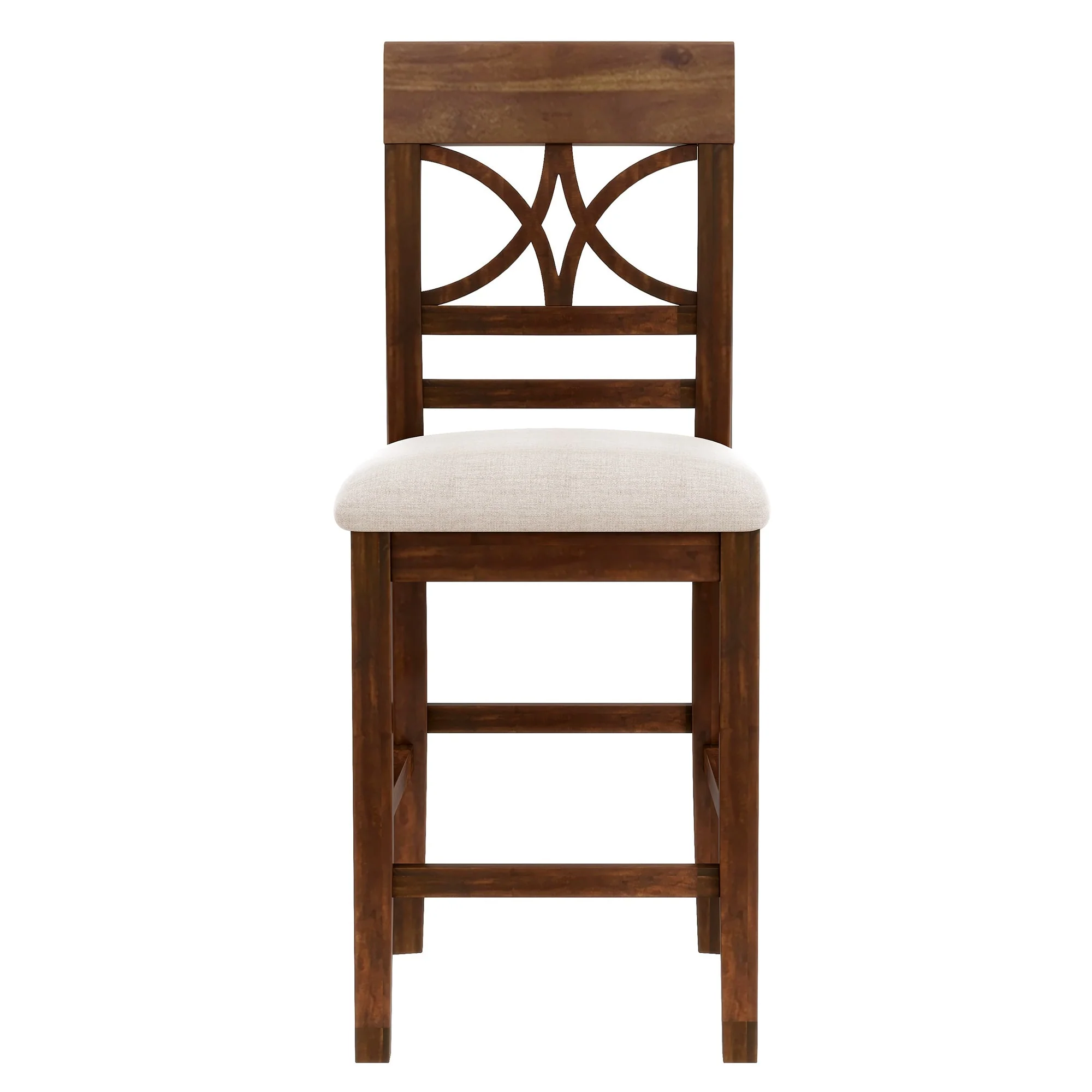 Charlie Walnut Farmhouse Counter Height 6-Piece Dining Set - Image 16