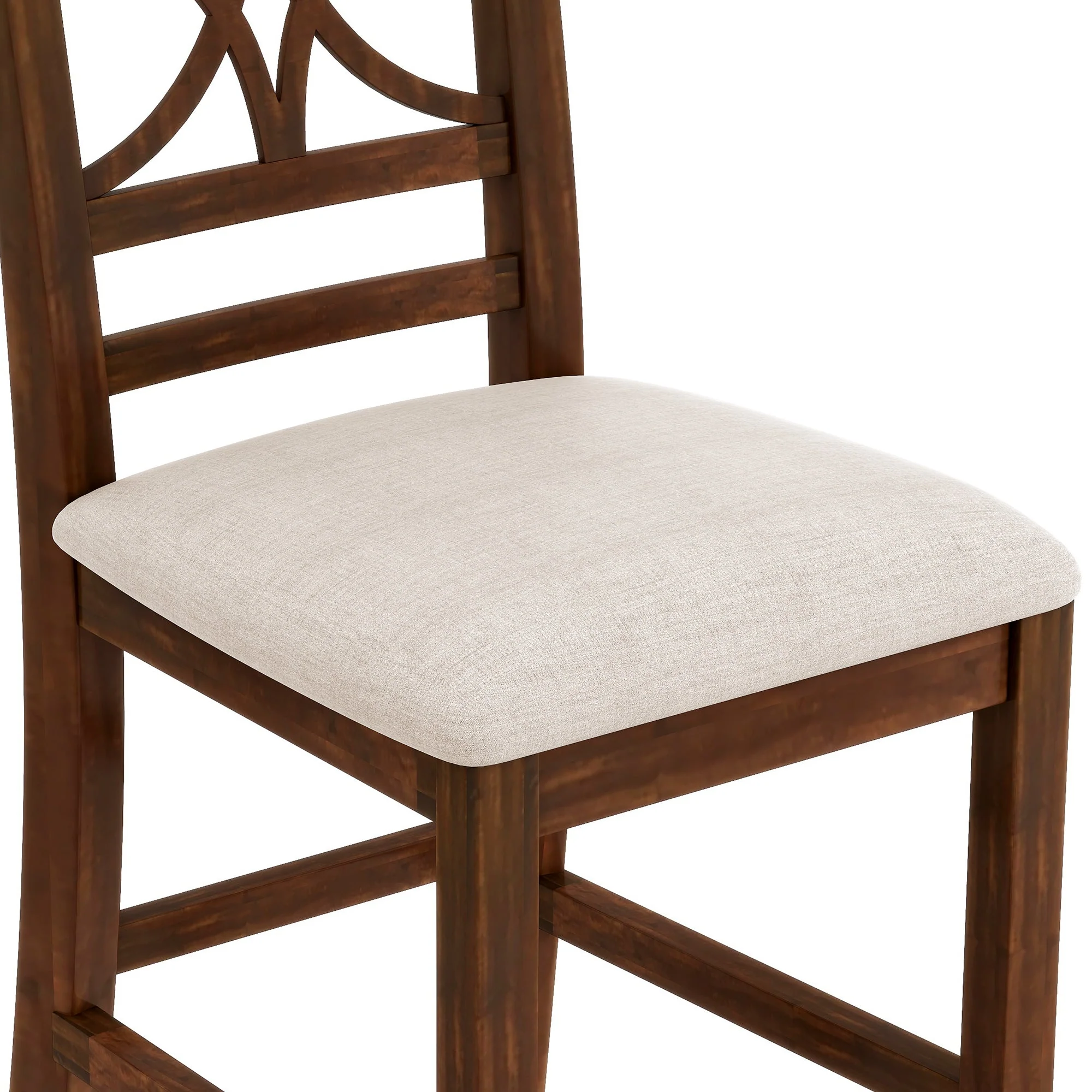 Charlie Walnut Farmhouse Counter Height 6-Piece Dining Set - Image 18