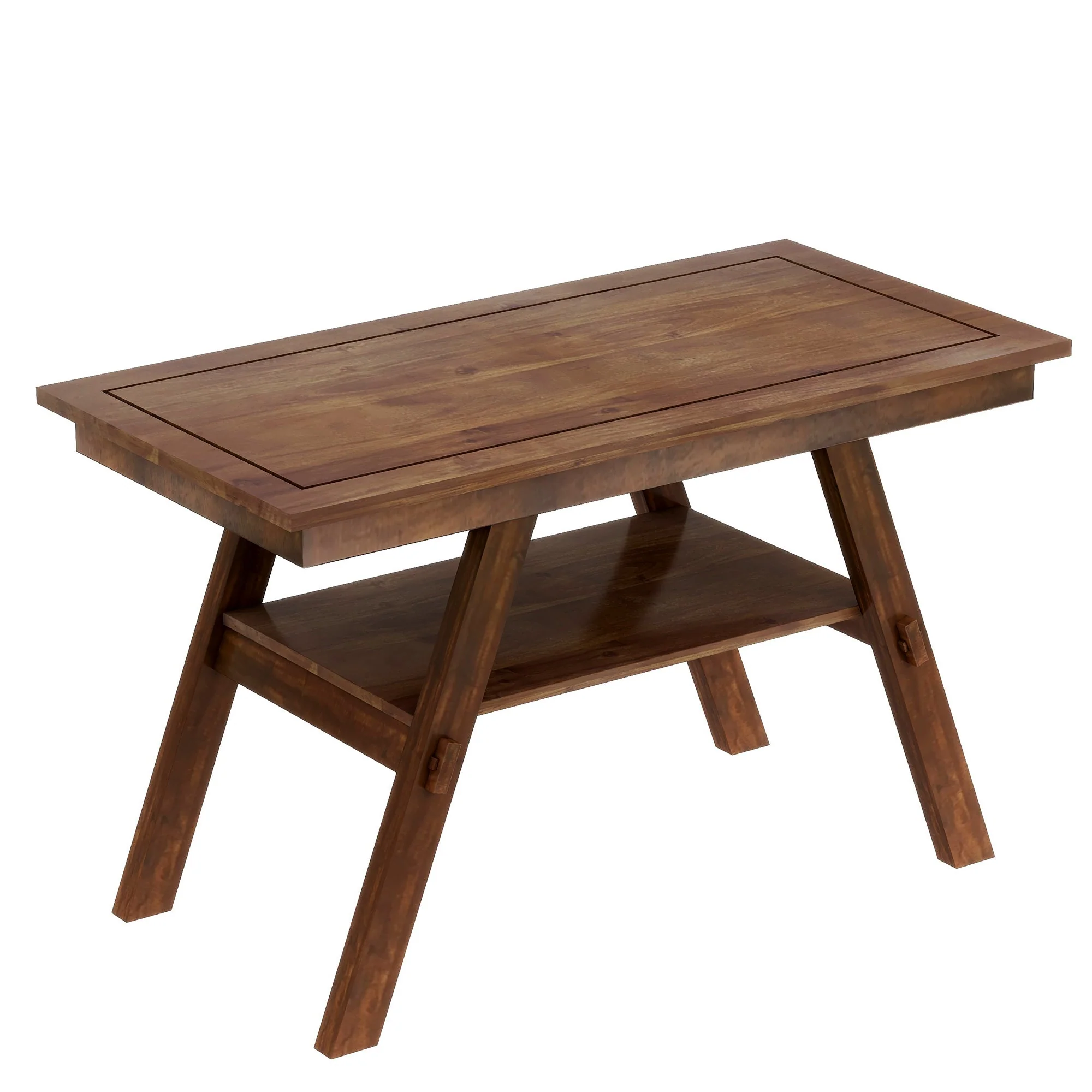 Charlie Walnut Farmhouse Counter Height 6-Piece Dining Set - Image 9