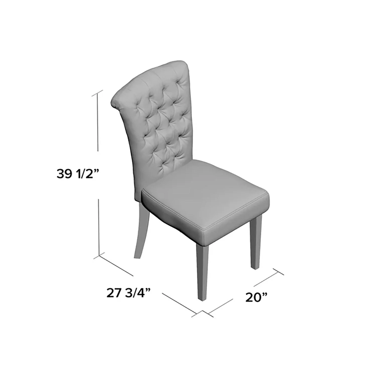 Charlotte Dining Chair - Black - Image 4