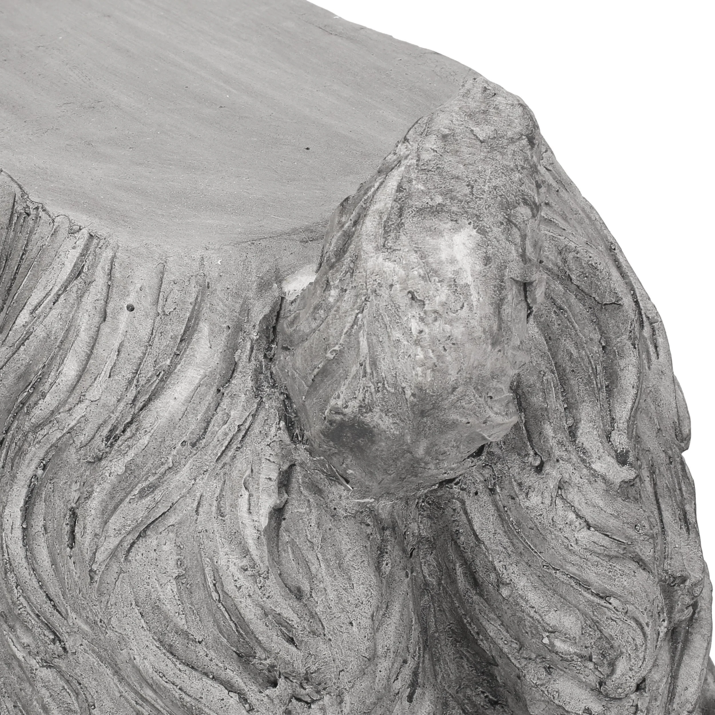 Charming Cocker Spaniel Dog Statue Bench Gray Magnesium Oxide 31.25' - Image 17