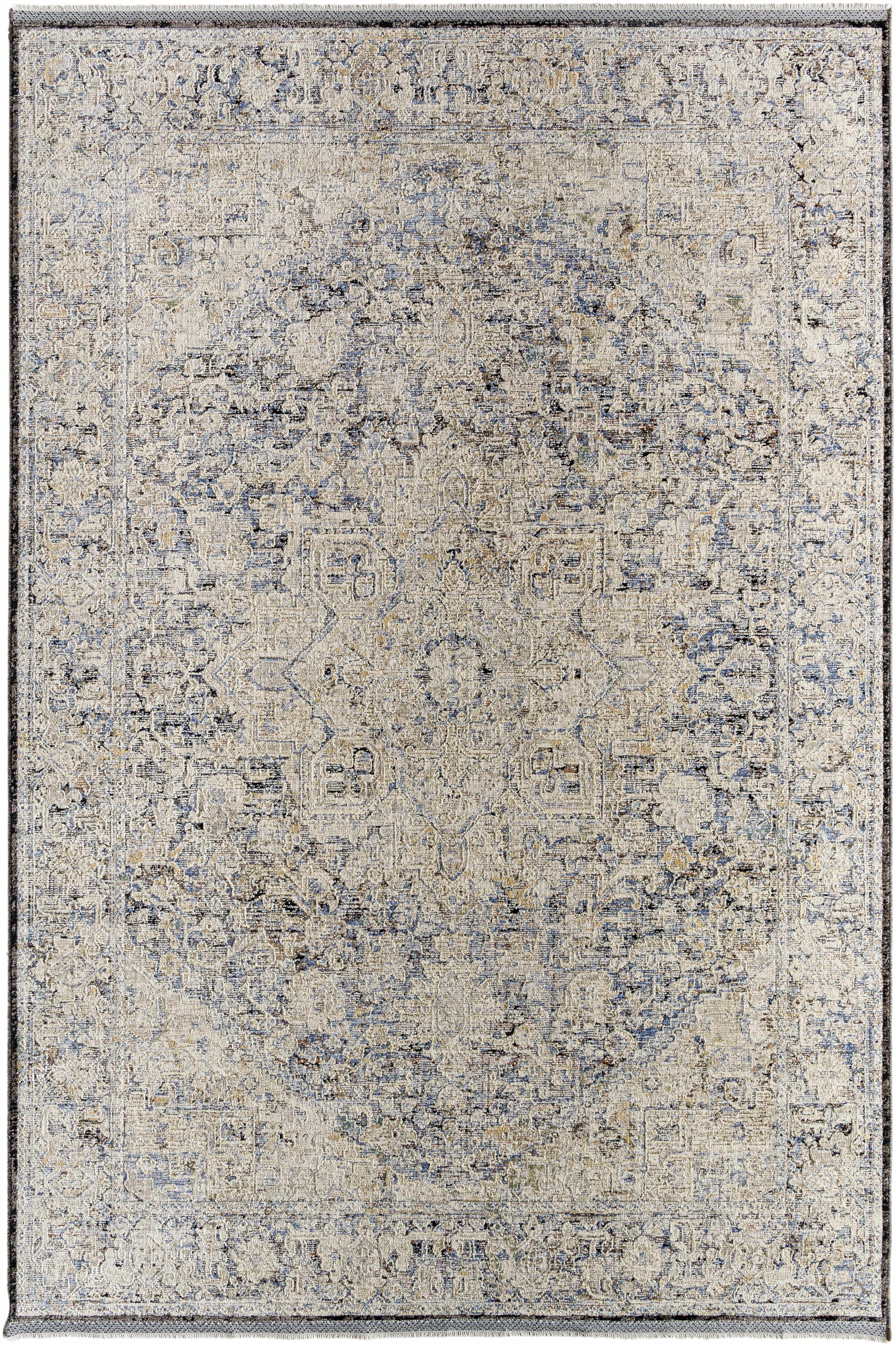 Charo Light Gray Area Rug - Image 3
