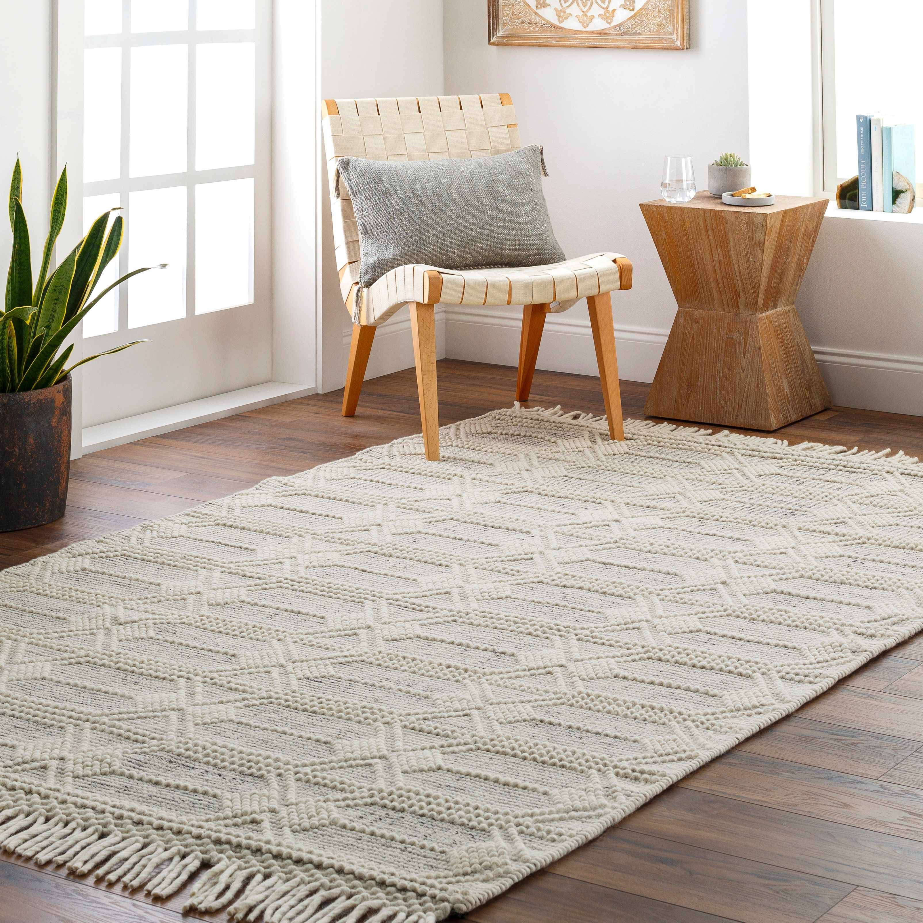 Chars Wool Rug with Tassels - Clearance - Image 2