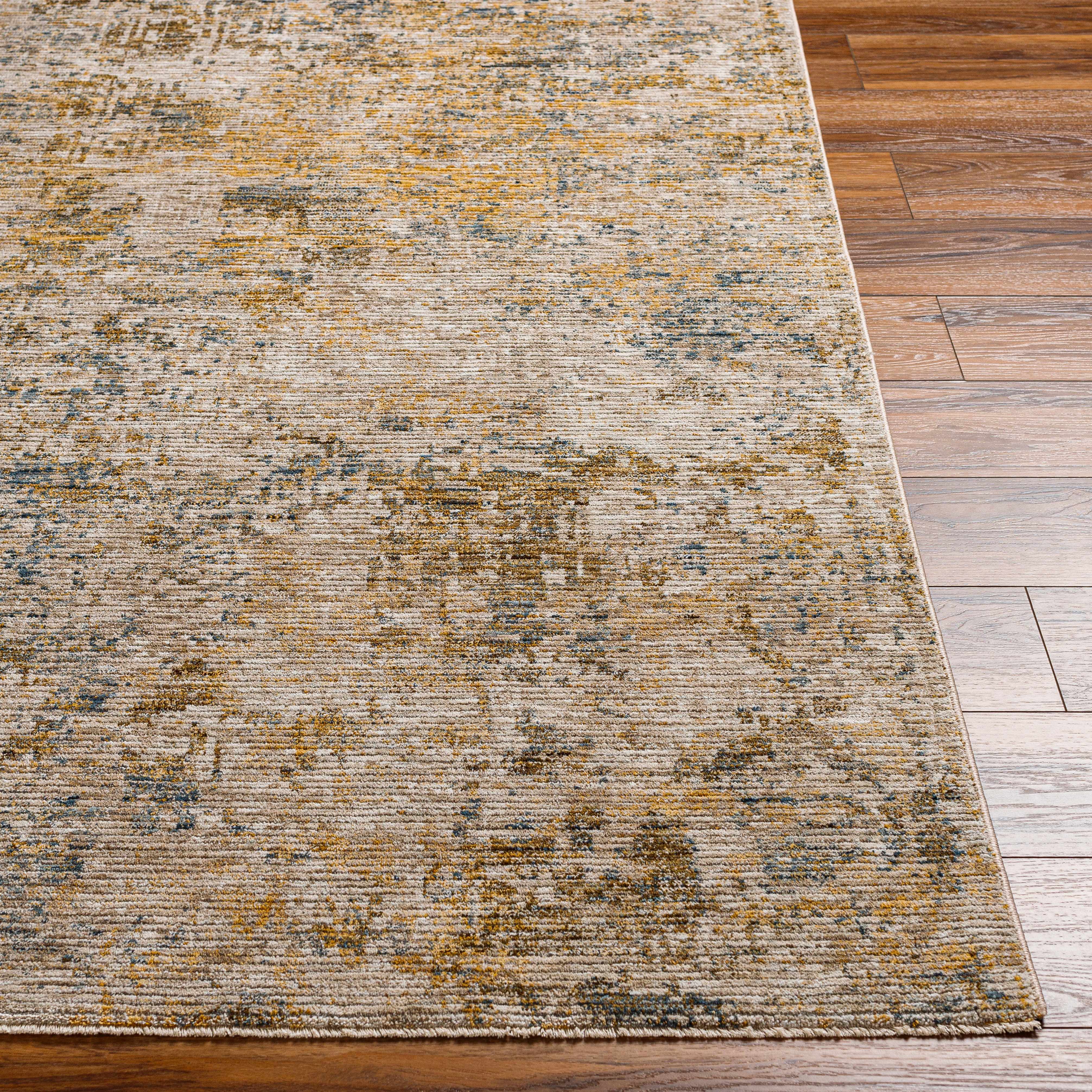 Chas Beige Rich Textured Traditional Rug - Image 6