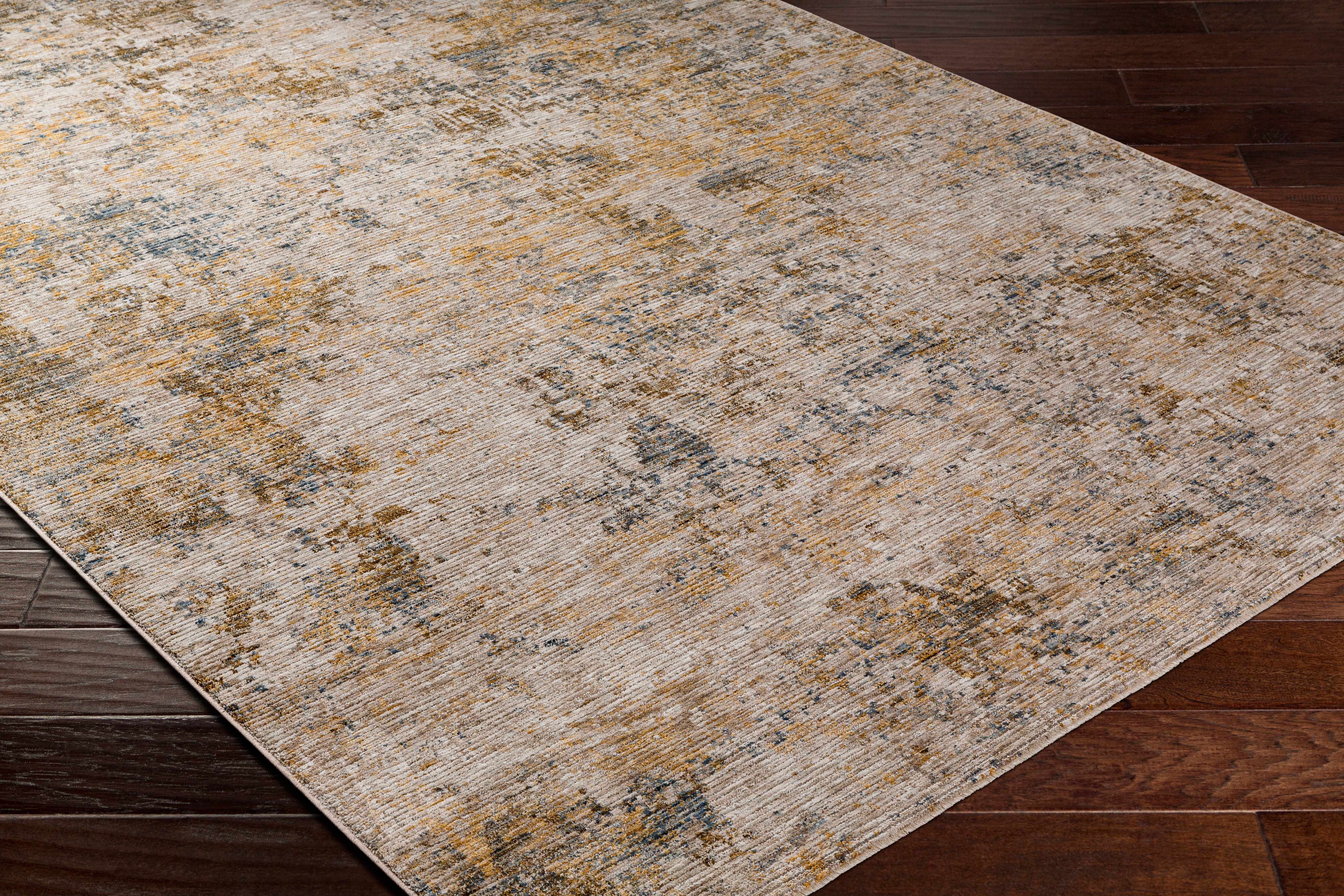 Chas Beige Rich Textured Traditional Rug - Image 7