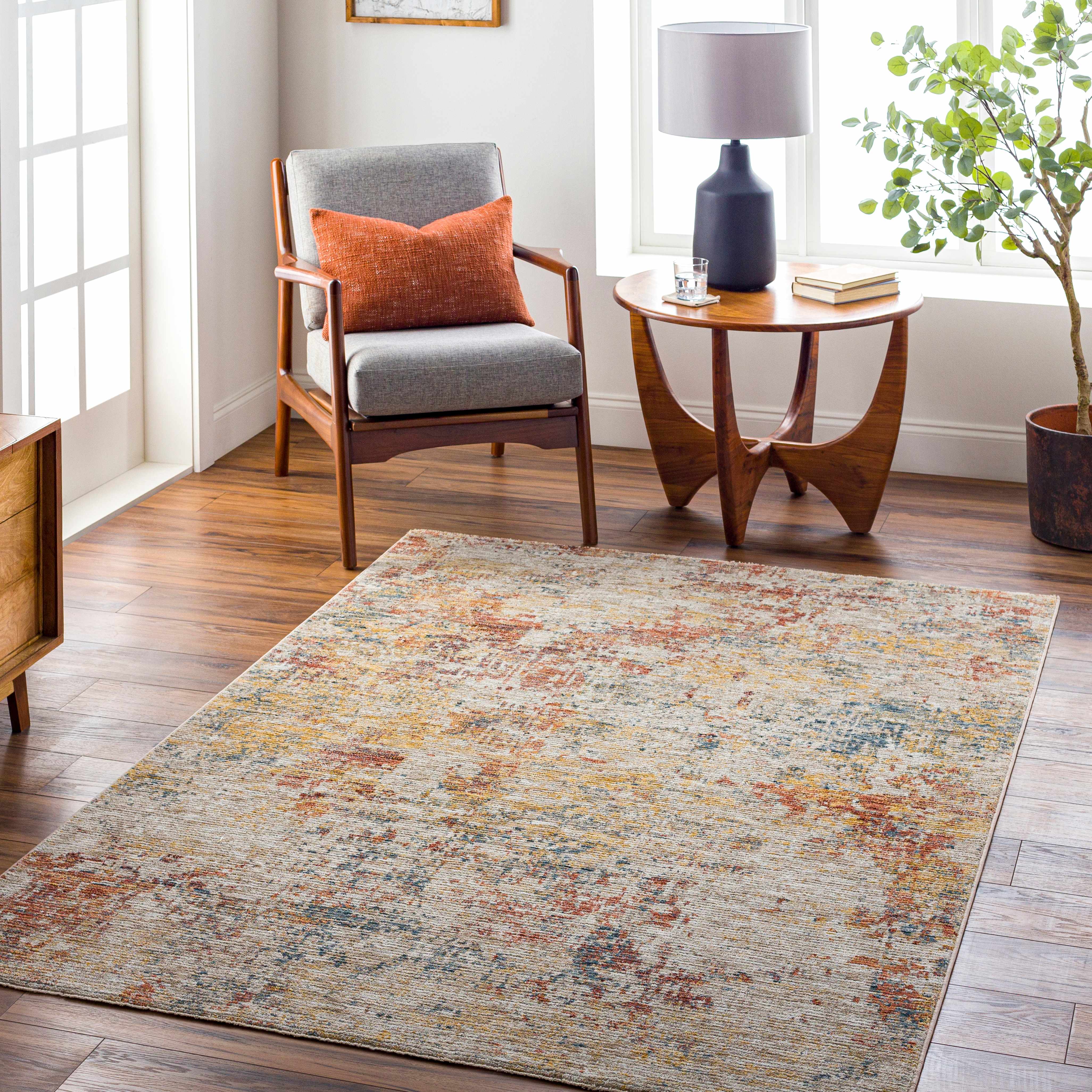Chas Tan Rich Textured Traditional Rug - Image 2