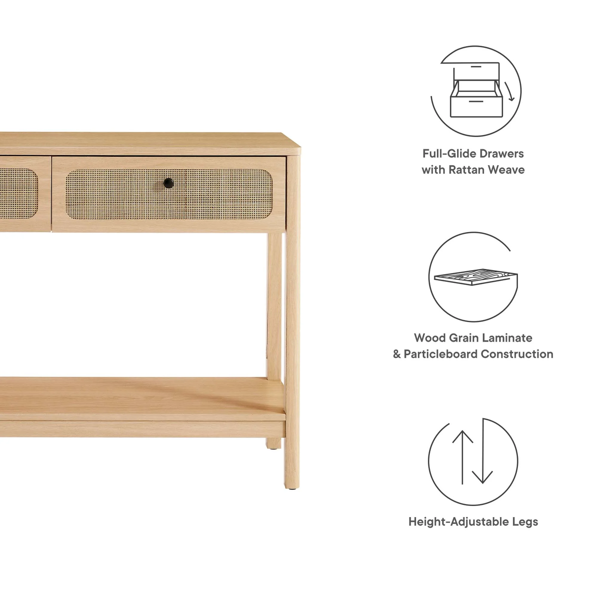 Chaucer Wood Entryway Console Table by Modway - Image 2